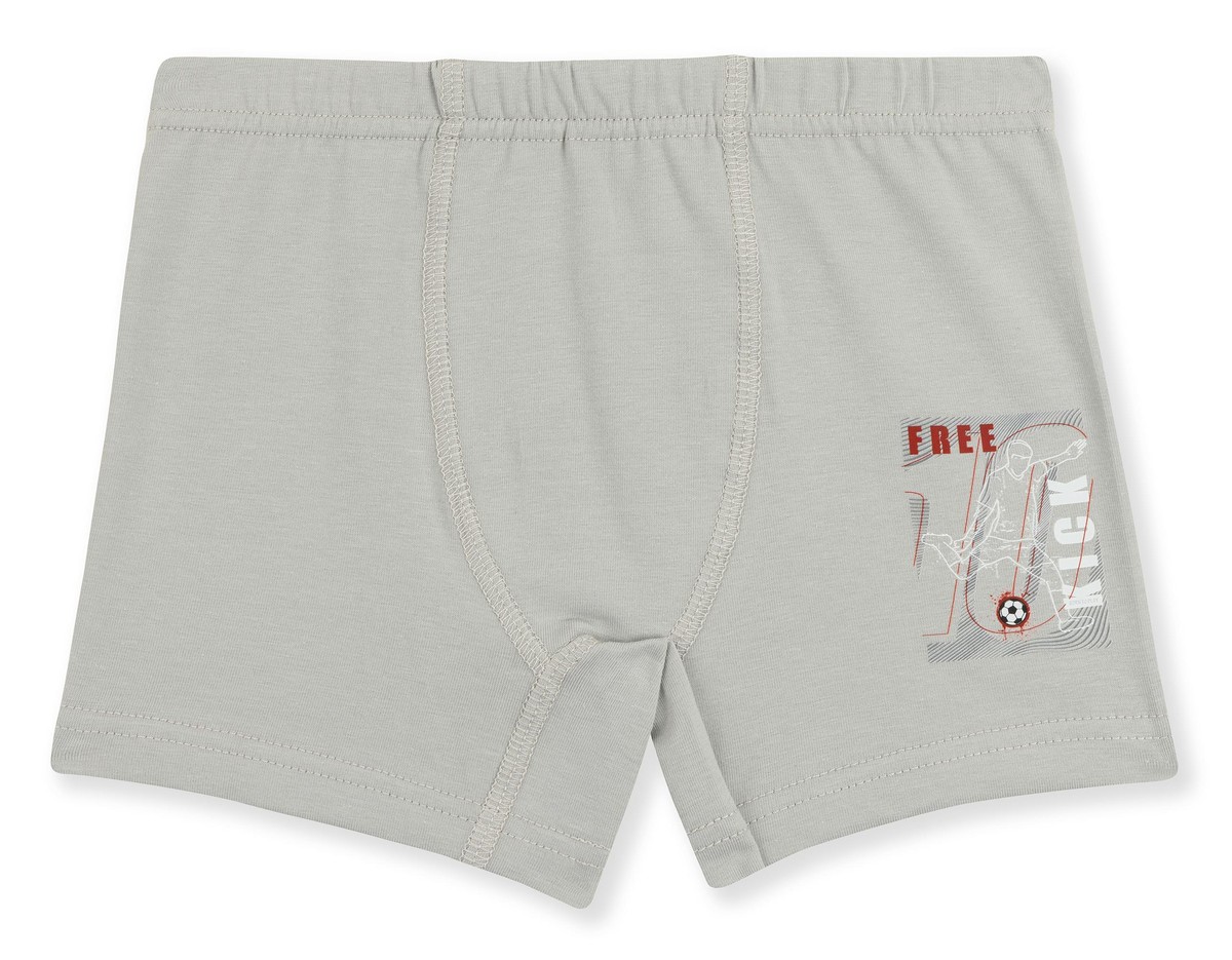 Erkek Çocuk Pamuklu Baskılı Rahat Kesim Likralı Boxer 3'lü Paket 3556 Renkli