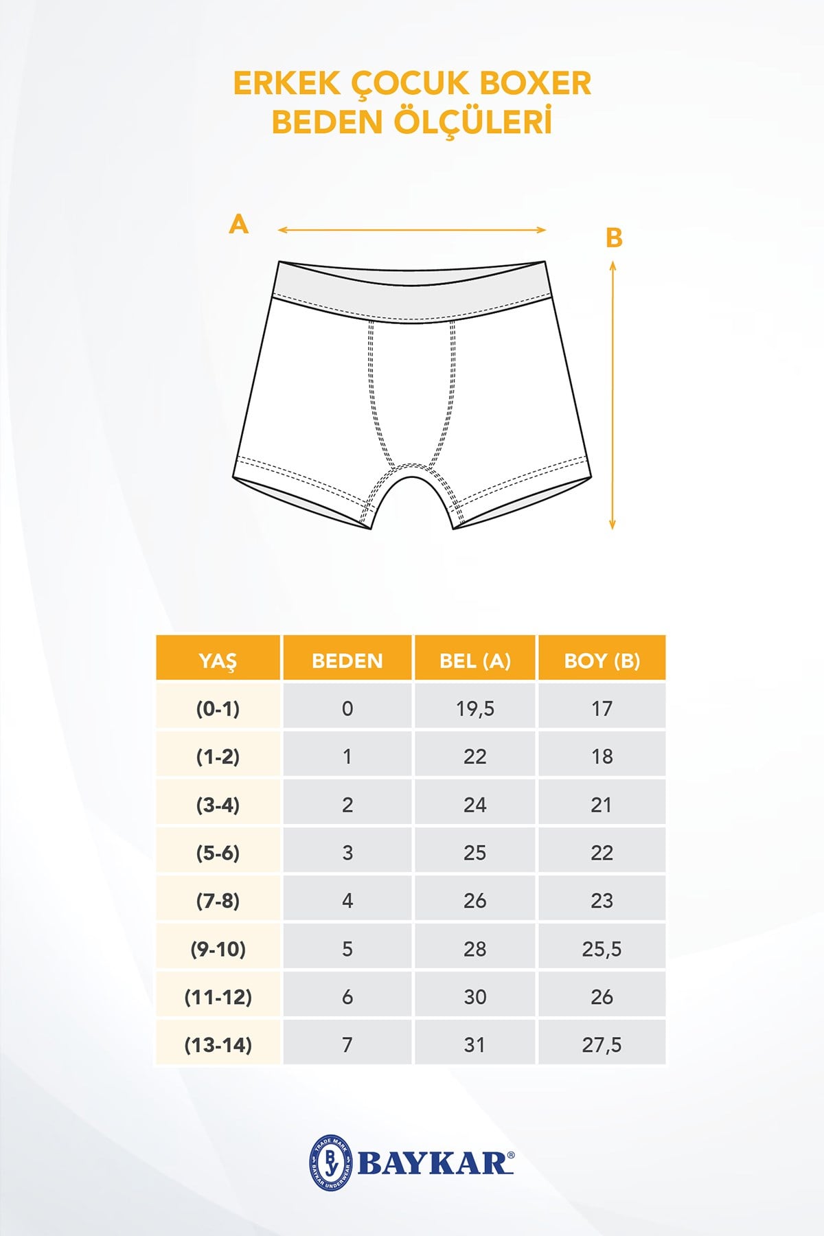 Erkek Çocuk Pamuklu Düz Rahat Kesim Likralı Boxer 6'lı Paket 3458 Renkli