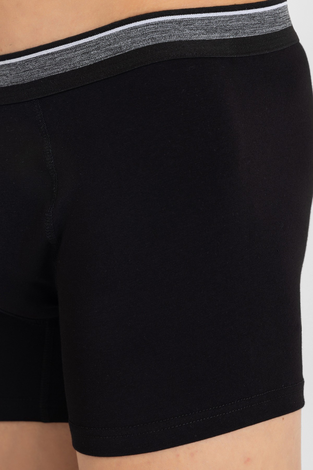 Erkek Compact Pamuklu Düz Boxer 1428 Siyah