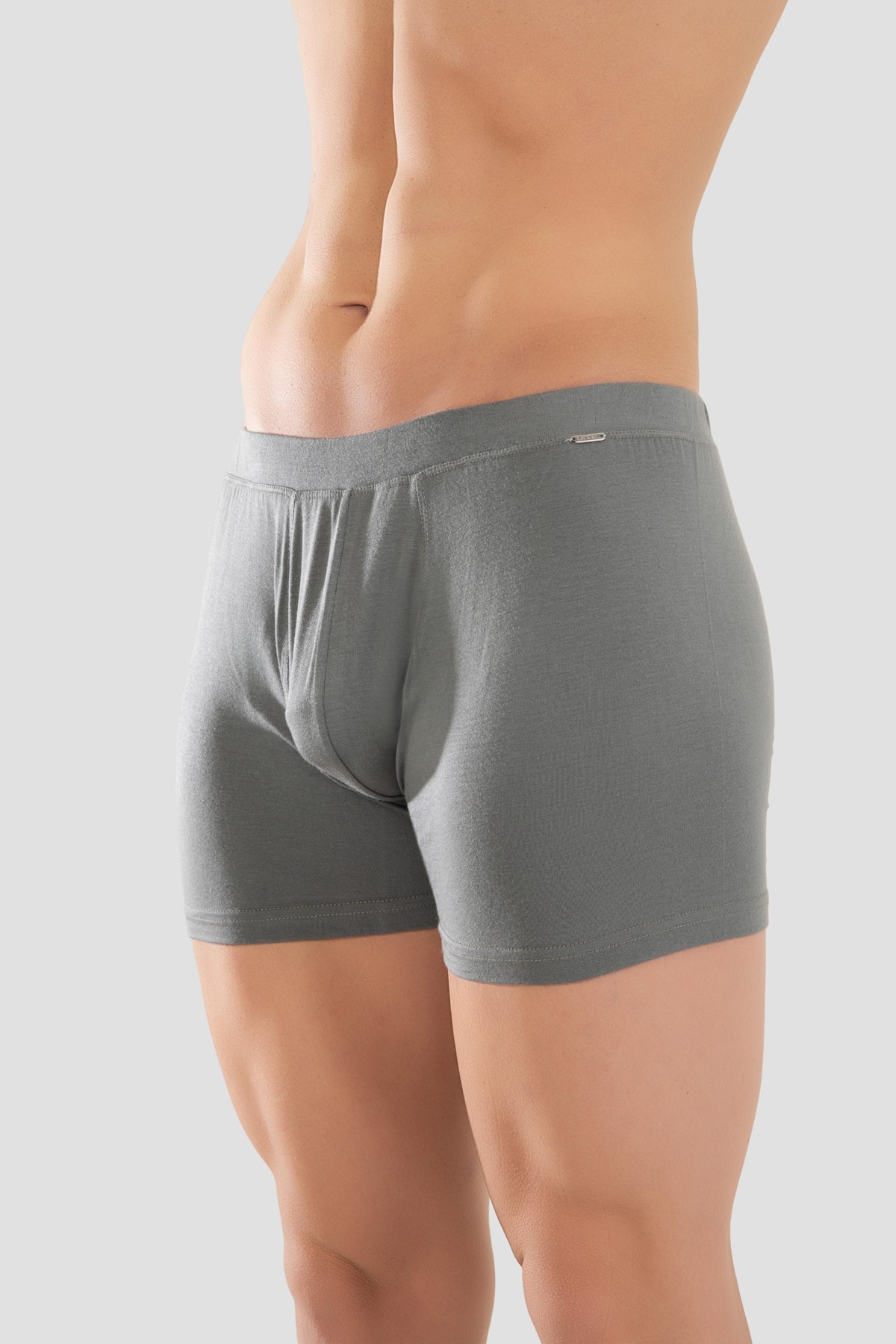 Erkek Mikro Modal Elestan Basic Boxer 1402 ANTRASIT
