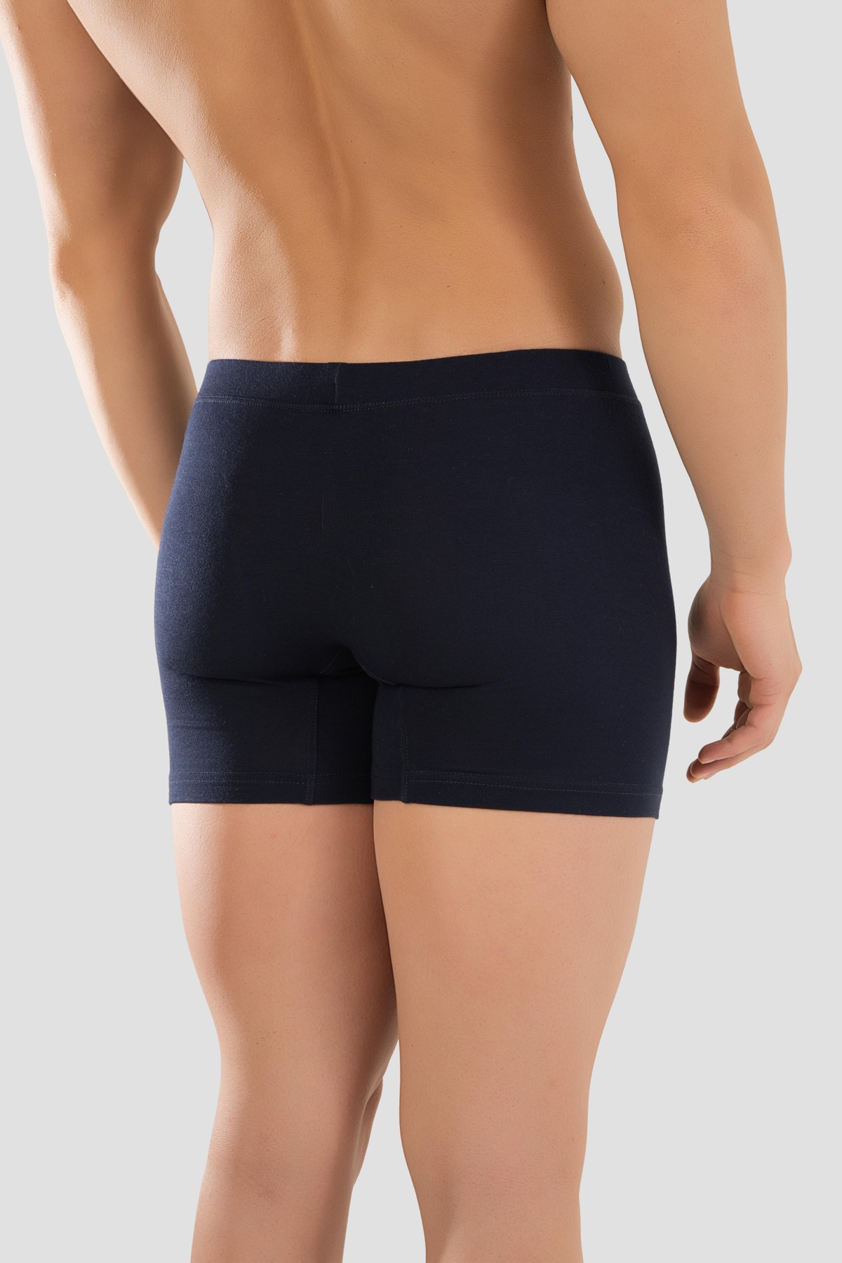 Erkek Mikro Modal Elestan Basic Boxer 1402 Lacivert