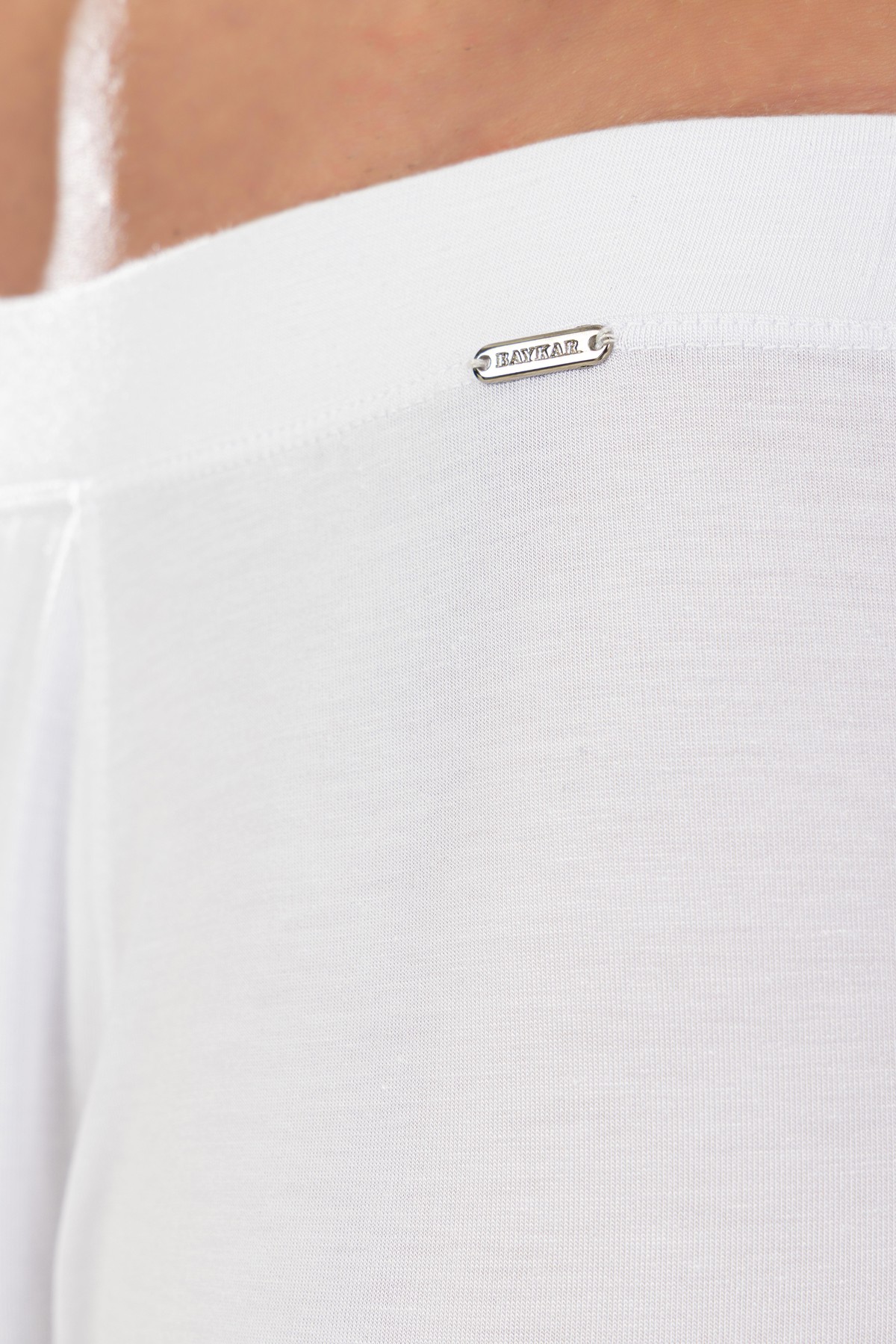 Erkek Mikro Modal Elestan Basic Boxer 1402 Beyaz