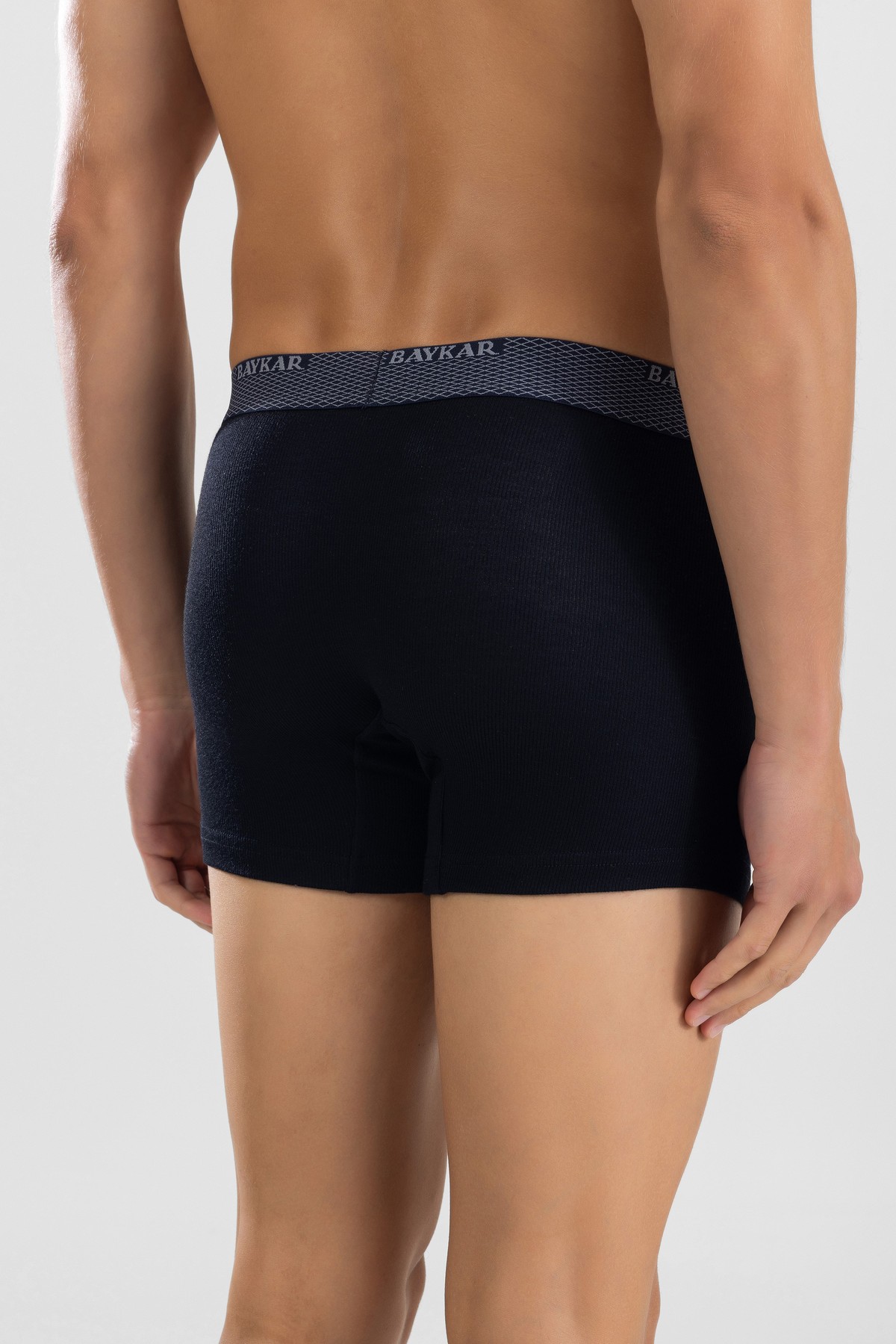 Erkek Modal Kaşkorse Elastan Basic Boxer 1426 Lacivert