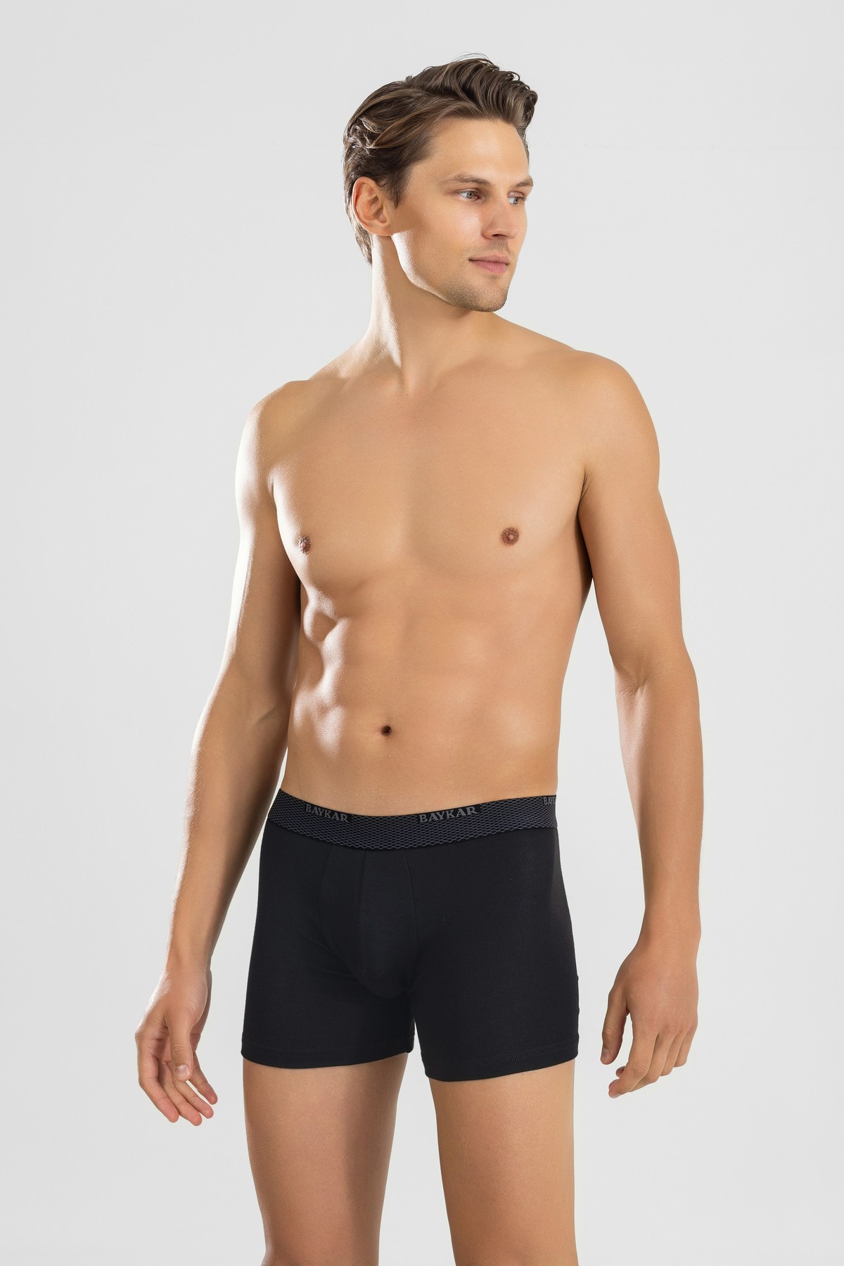 Erkek Modal Kaşkorse Elastan Basic Boxer 1426 ANTRASIT
