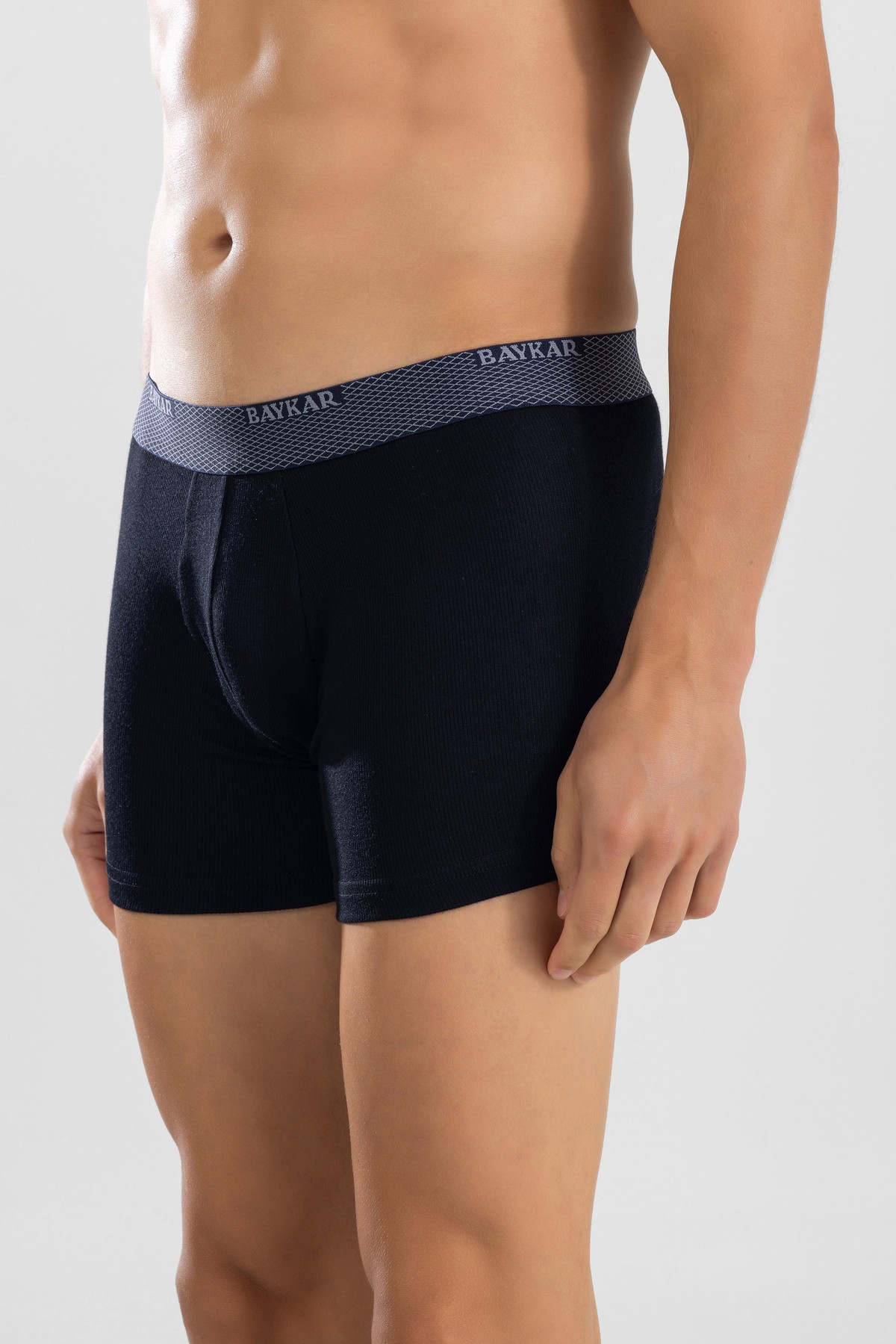 Erkek Modal Kaşkorse Elastan Basic Boxer 1426 Lacivert