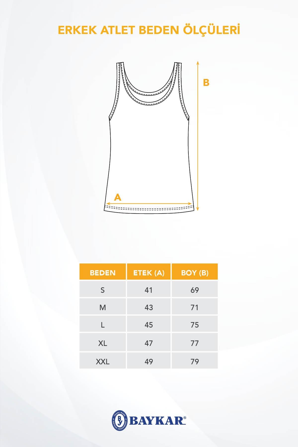 Erkek Slim Fit Esnek Pamuklu Kaşkorse Atlet Siyah