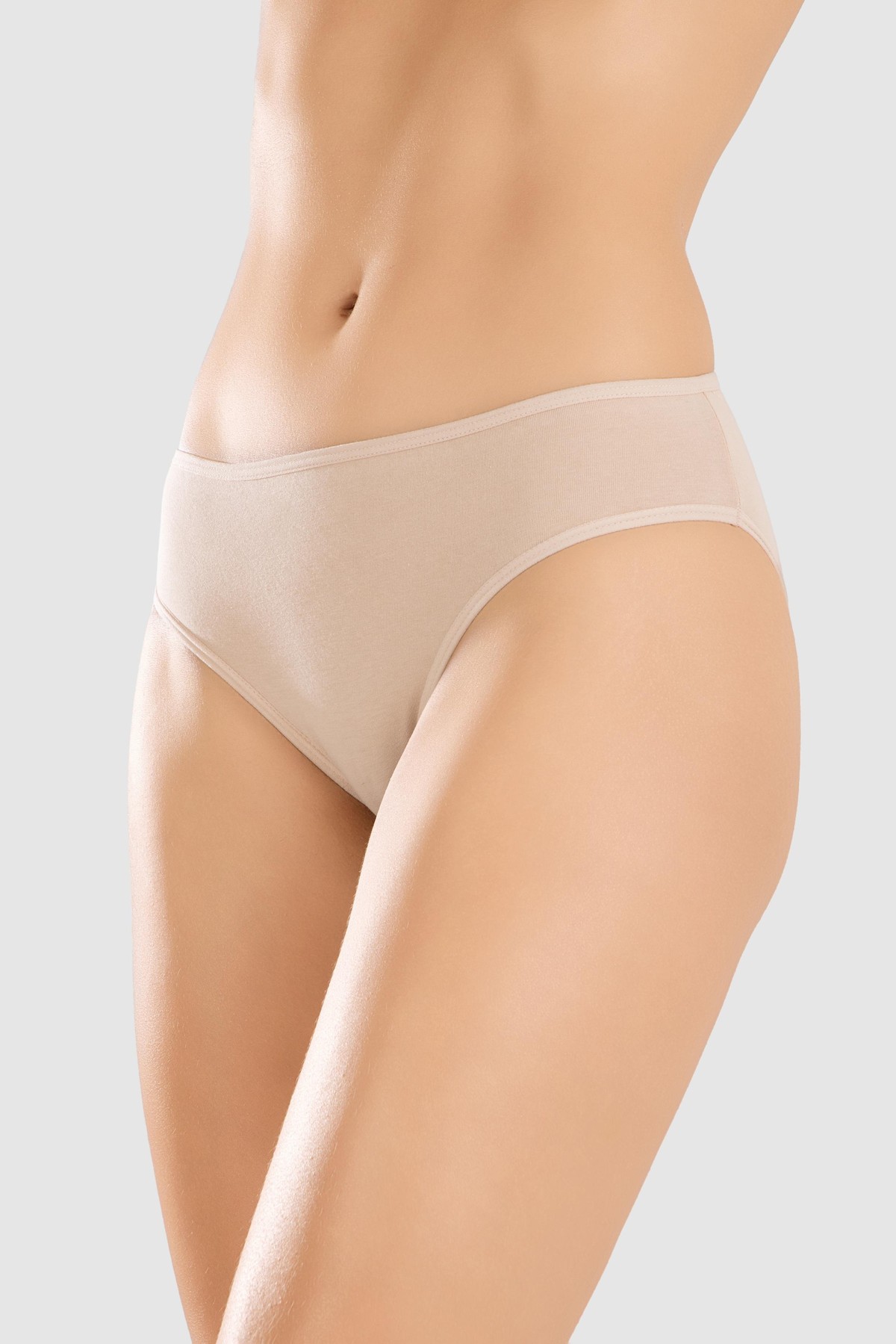 Kadın Pamuklu Basic Slip Külot 3lü Paket 8500 Ten Rengi