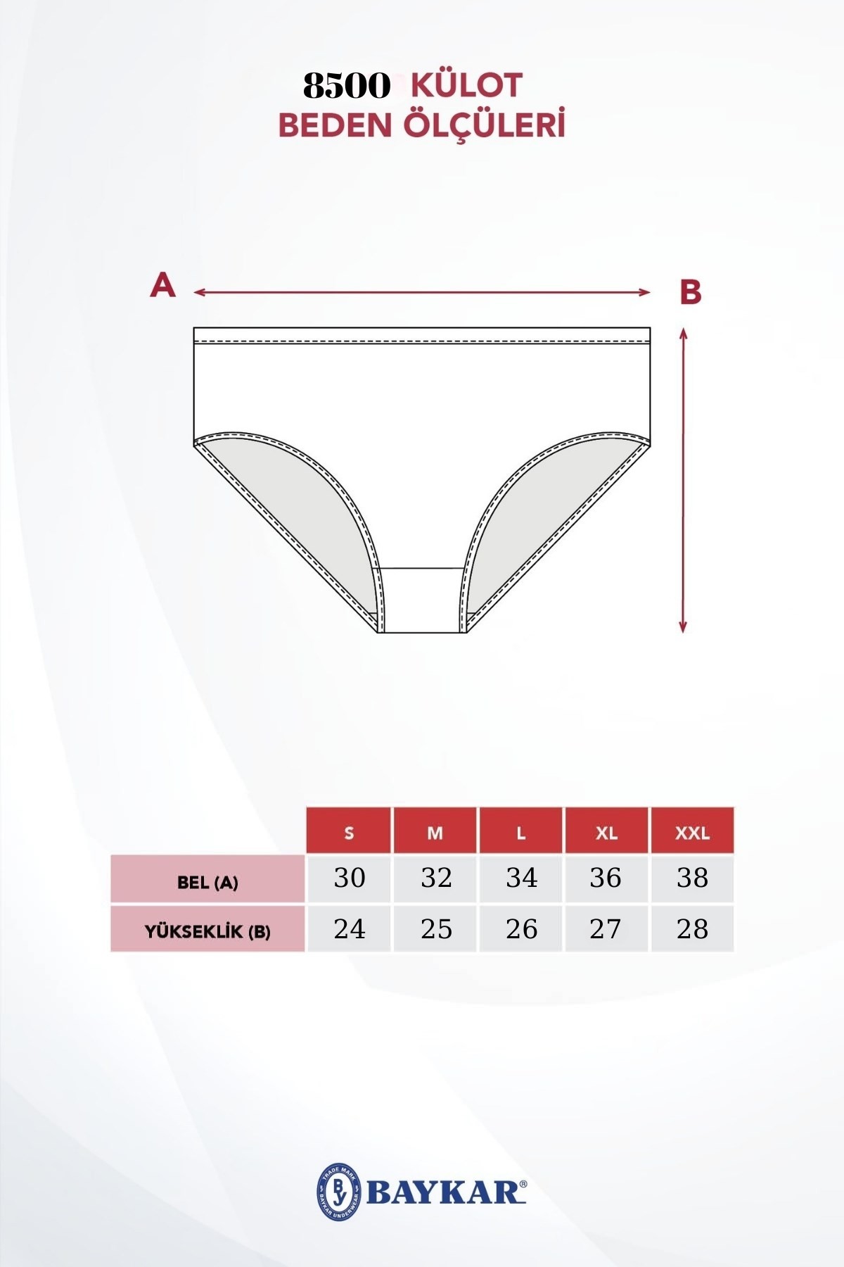 Kadın Pamuklu Basic Slip Külot 3lü Paket 8500 Siyah