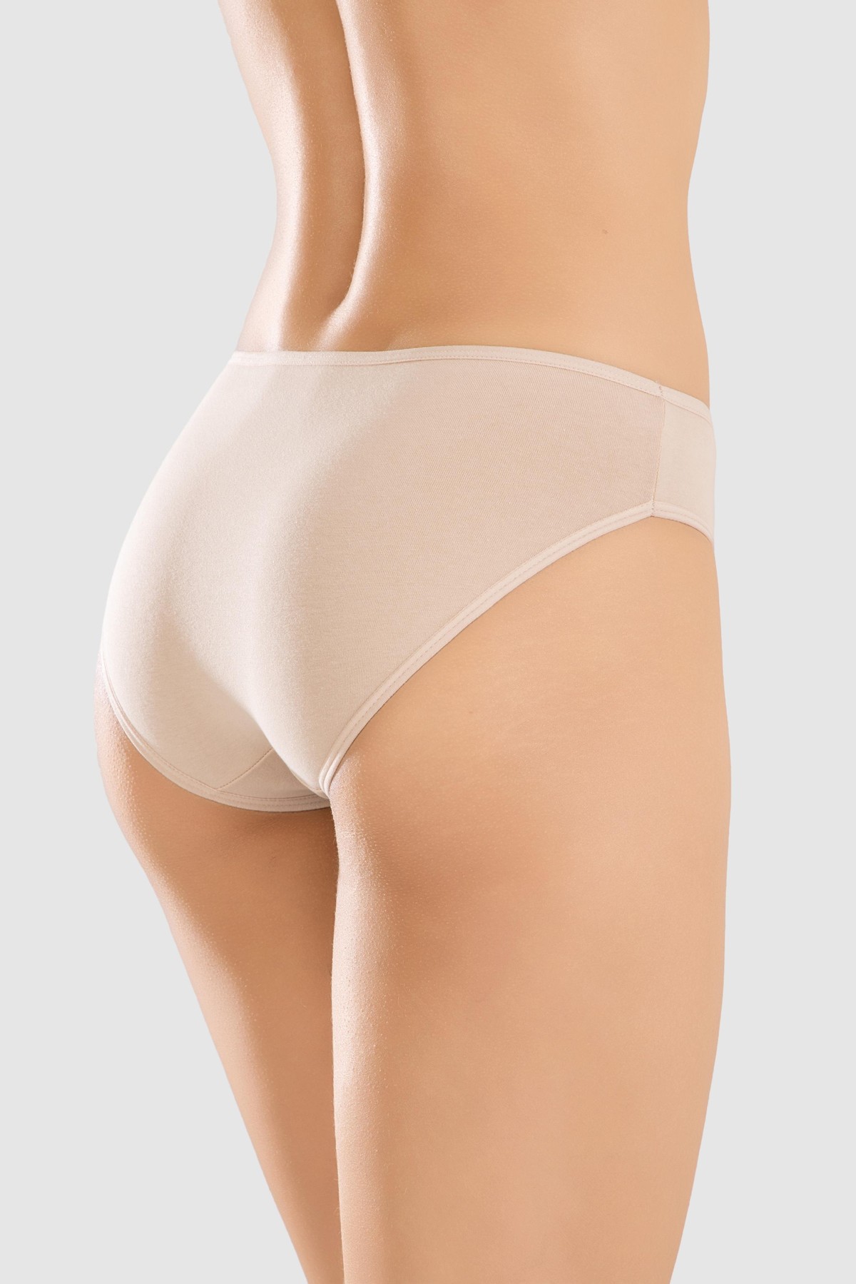 Kadın Pamuklu Basic Slip Külot 3lü Paket 8500 Ten Rengi
