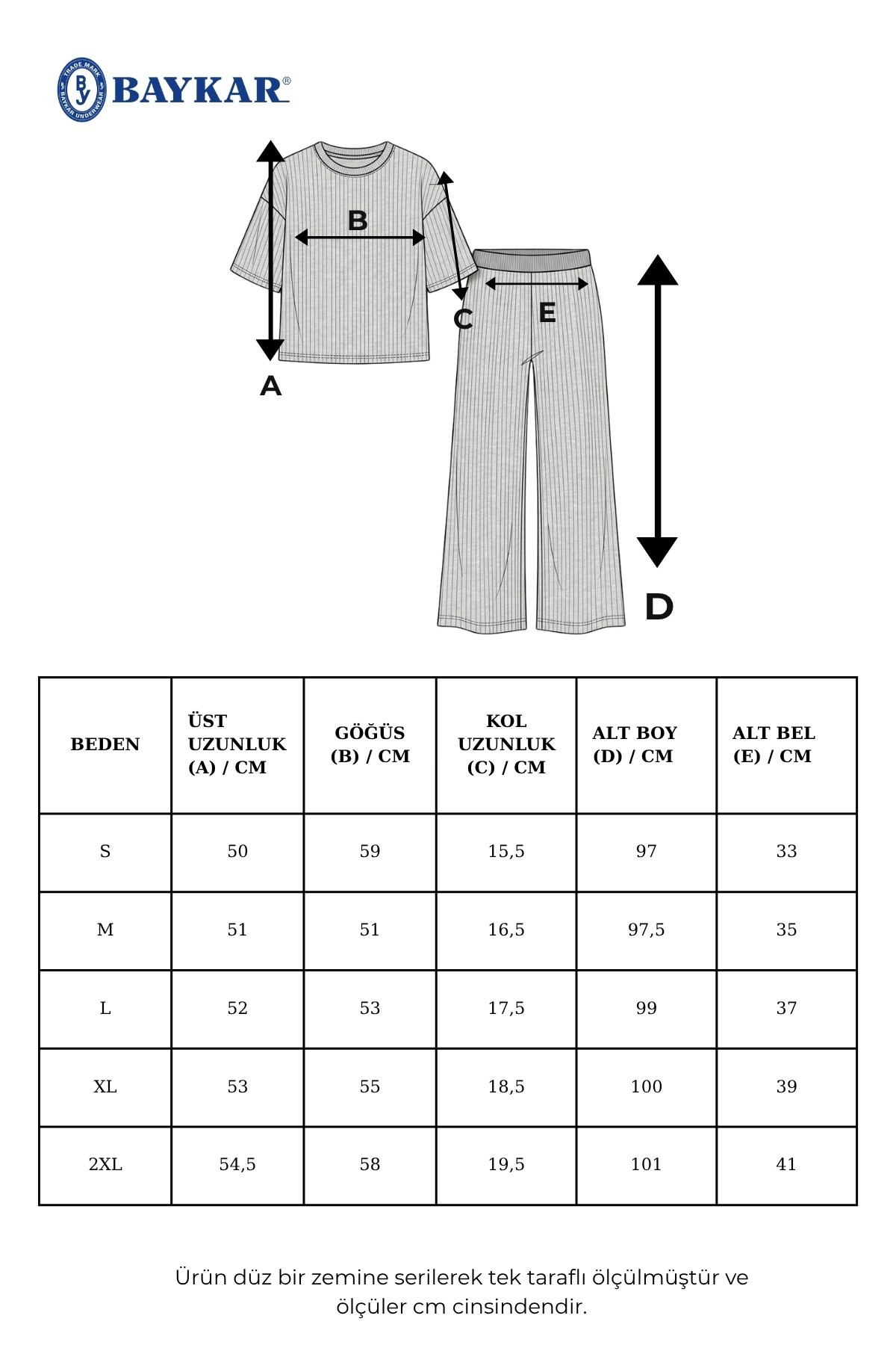 Kadın Pamuklu Esnek Kaşkorse Fitilli Bisiklet Yaka T-shirt Ve Bol Paça Pantolon İkili Rahat Takım Gri