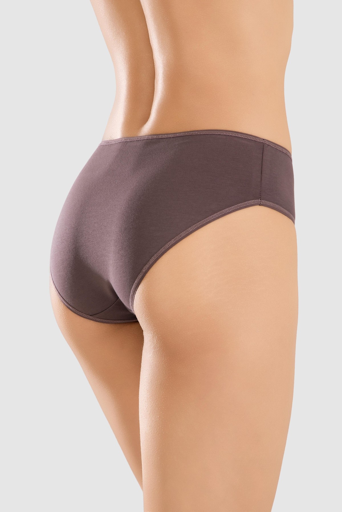 Kadın Pamuklu Renkli Bikini Kesim Külot 3'lü Paket 8424 Renkli
