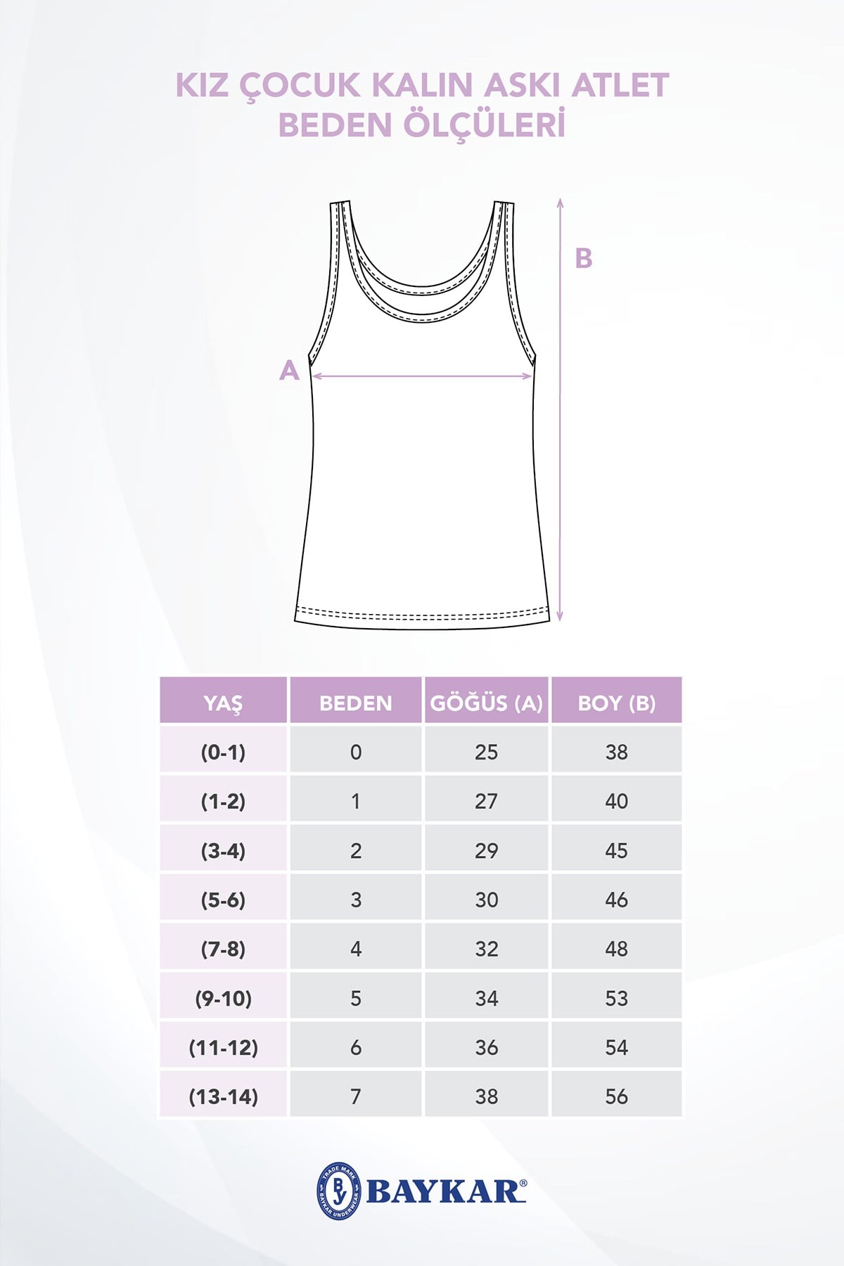 Kız Çocuk Pamuklu Kalın Askılı Renkli Baskılı Klasik Atlet 3'lü Paket 4788 Renkli