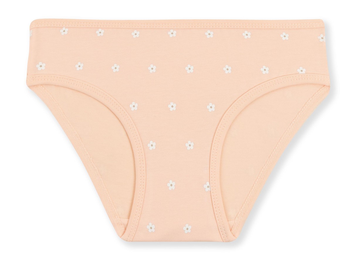 Kız Çocuk Pamuklu Renkli Baskılı Bikini Külot 3'lü Paket 5770 Renkli
