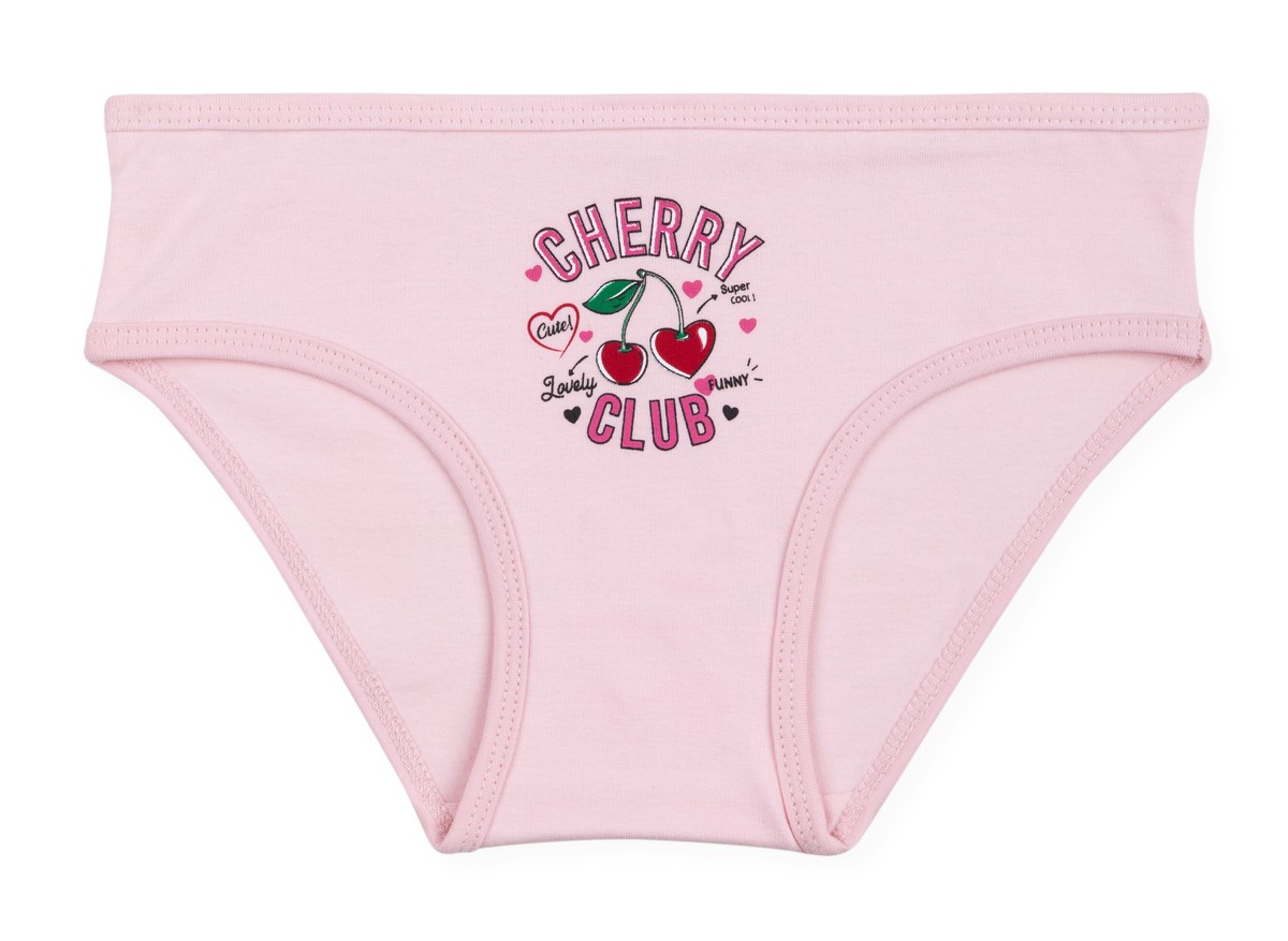 Kız Çocuk Pamuklu Renkli Baskılı Bikini Külot 6'lı Paket 5320 Renkli