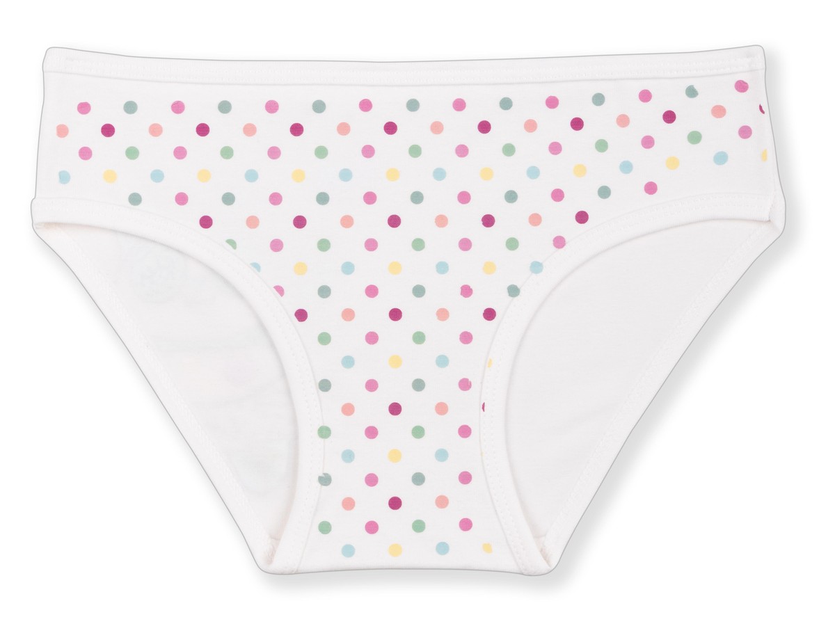 Kız Çocuk Pamuklu Renkli Baskılı Bikini Külot 6'lı Paket 5402 Renkli