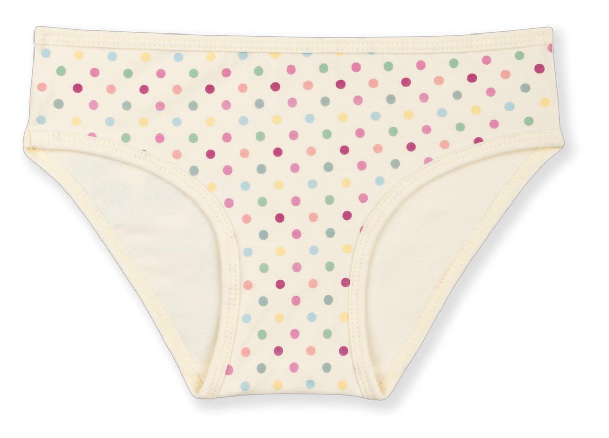 Kız Çocuk Pamuklu Renkli Baskılı Bikini Külot 6'lı Paket 5402 Renkli