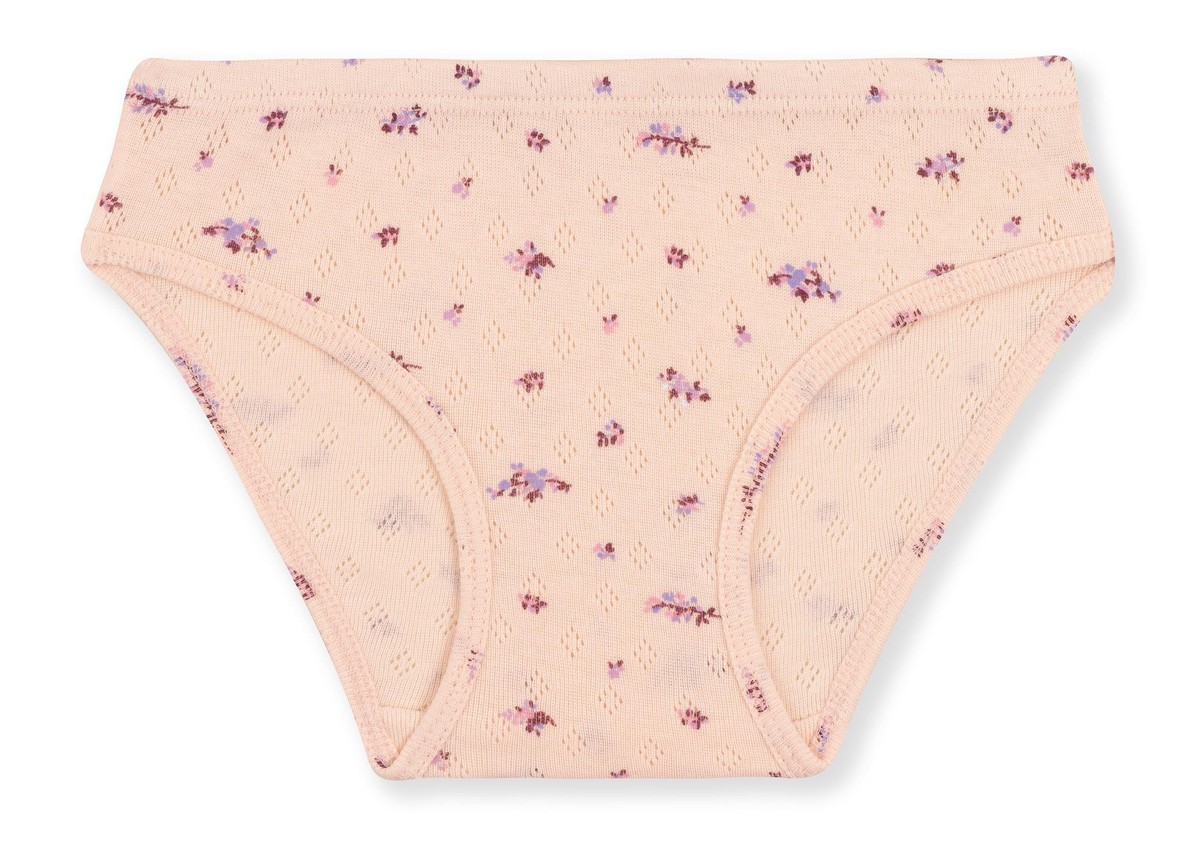 Kız Çocuk Pamuklu Renkli Baskılı Bikini Külot 3'lü Paket 5786 Renkli