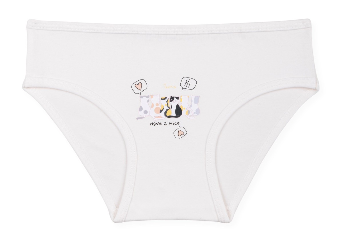 Kız Çocuk Pamuklu Renkli Baskılı Bikini Külot 6'lı Paket 5360 Renkli