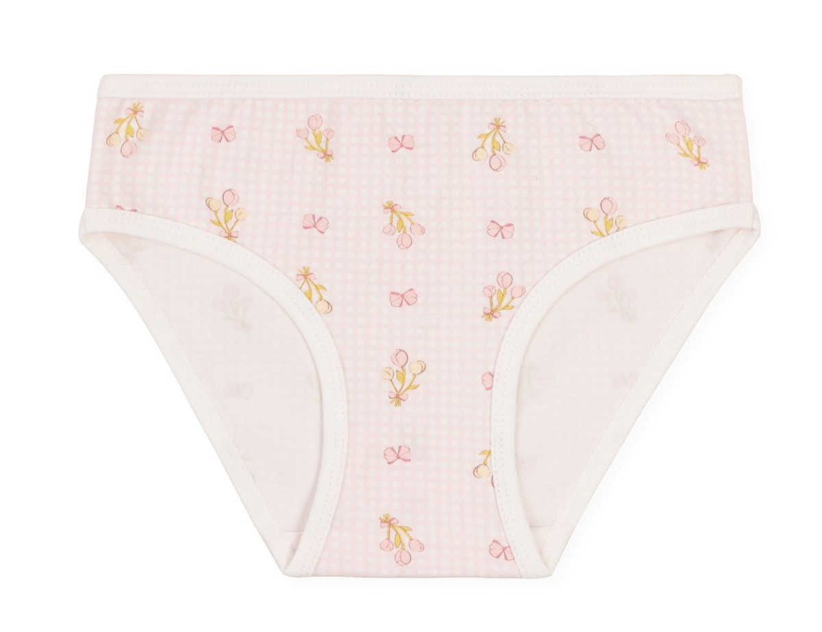 Kız Çocuk Pamuklu Renkli Baskılı Bikini Külot 6'lı Paket 5834 Renkli