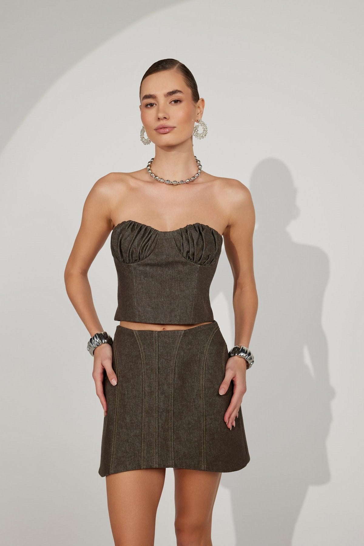 Anastasia Bustier DARK GREEN