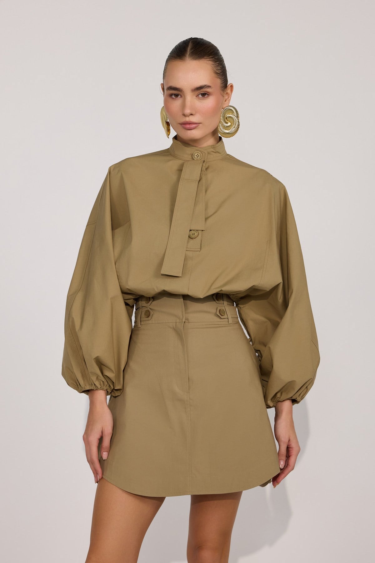 Crown Safari Shirt Bronze Brown