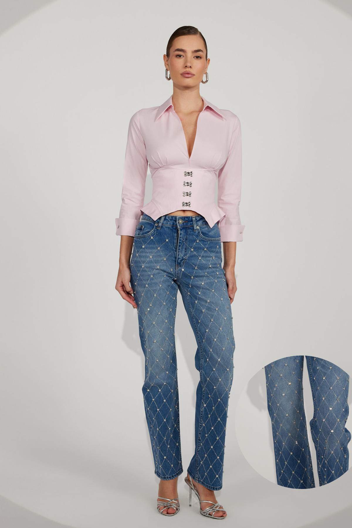 Diamond Glow Jean Blue Denim