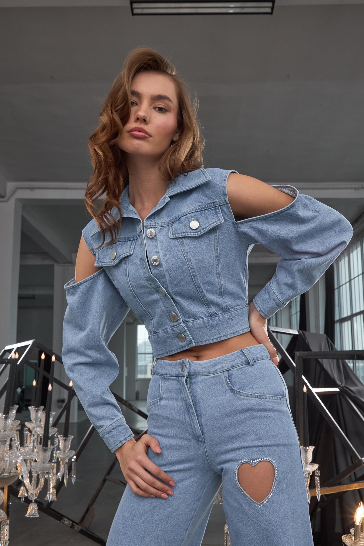 Follow Your Heart Denim Pant Açık Mavi