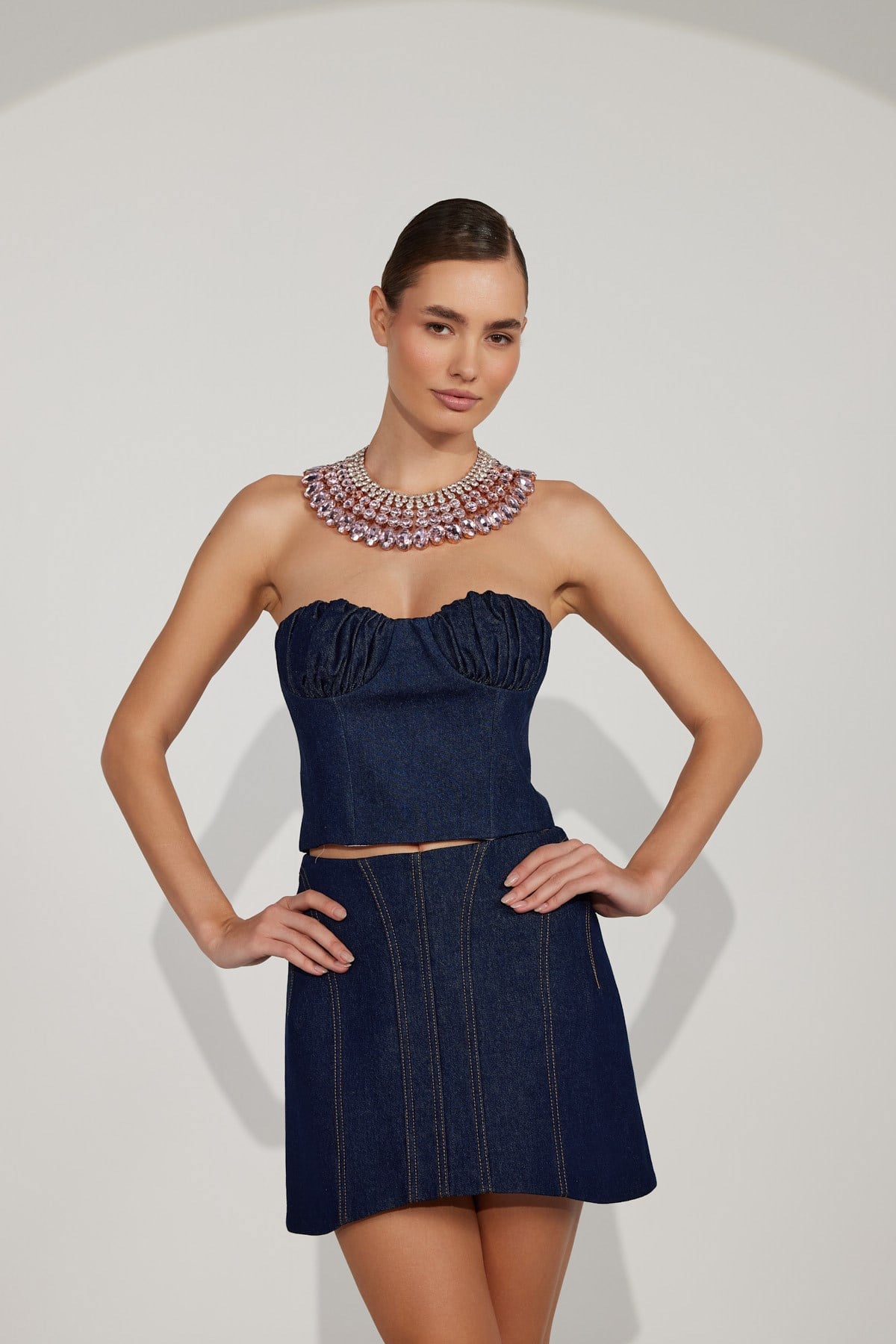 Icon Form Mini Skirt Dark Blue