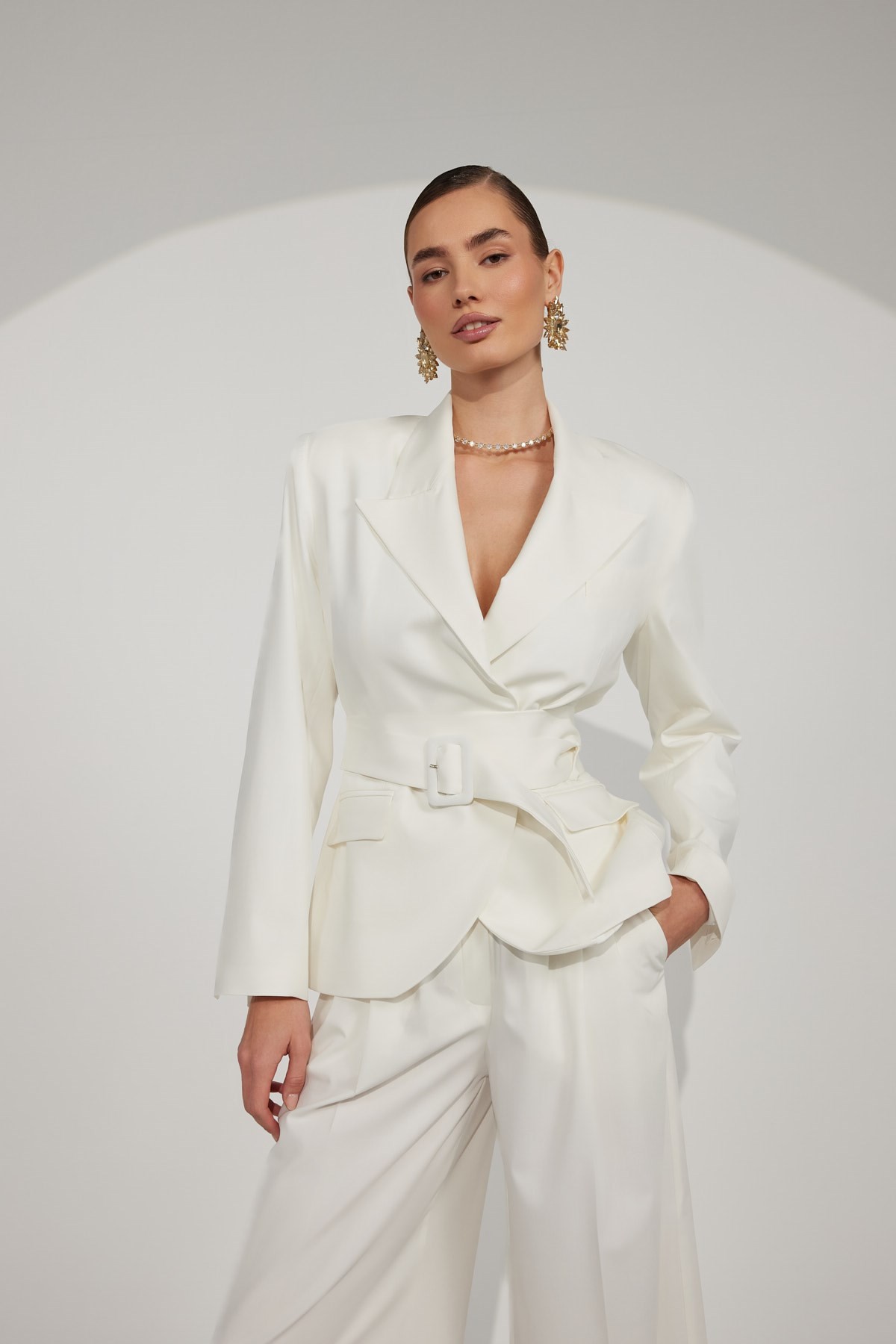 Ligne Blazer Ecru