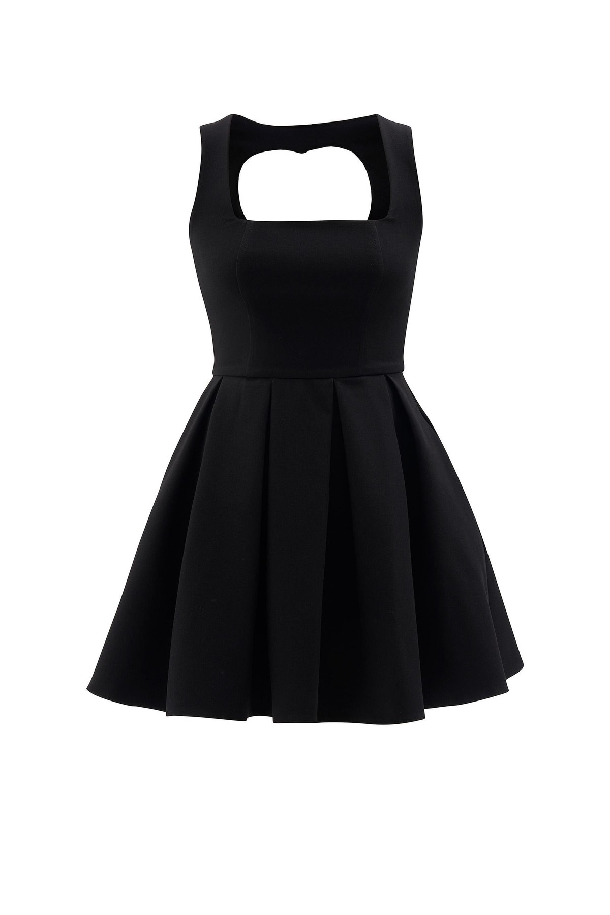Love Serisi Mini Elbise Siyah