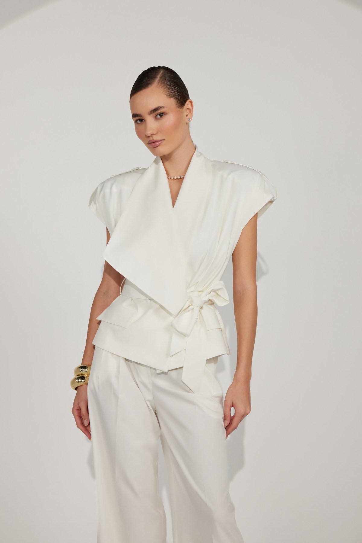 Mindy Core Vest White