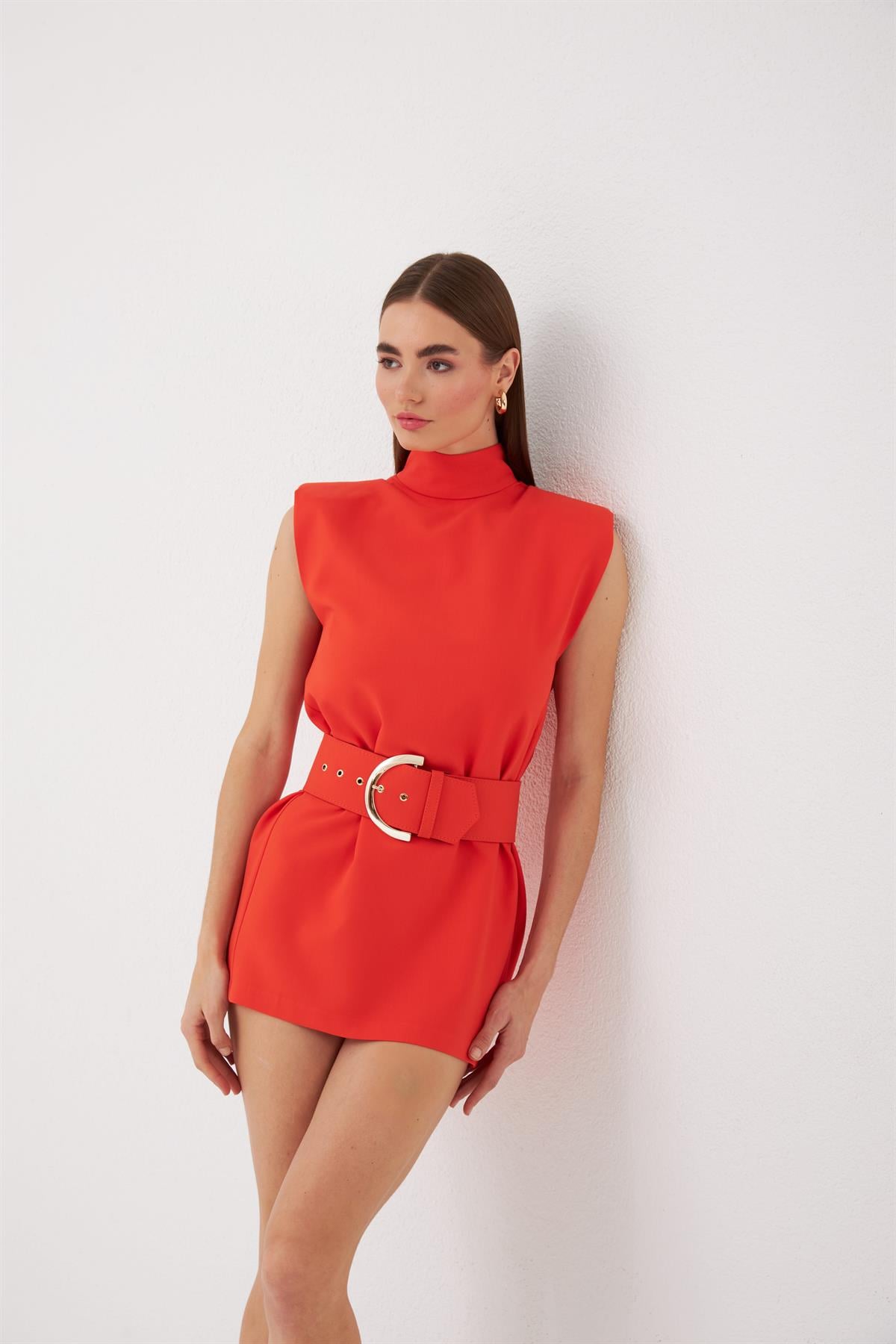New Cool Mode Dress Turuncu