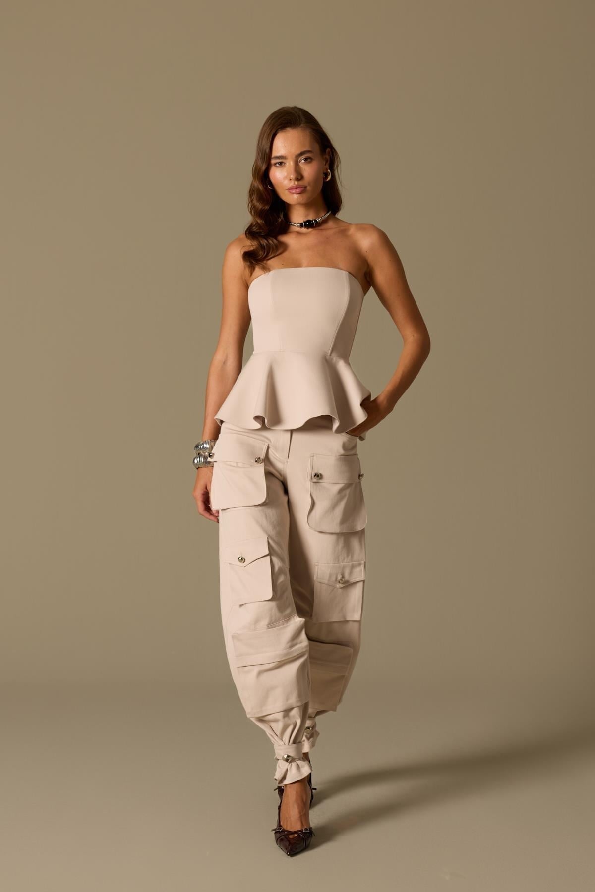 Nok Iconic Femme Vibe Pants STONE