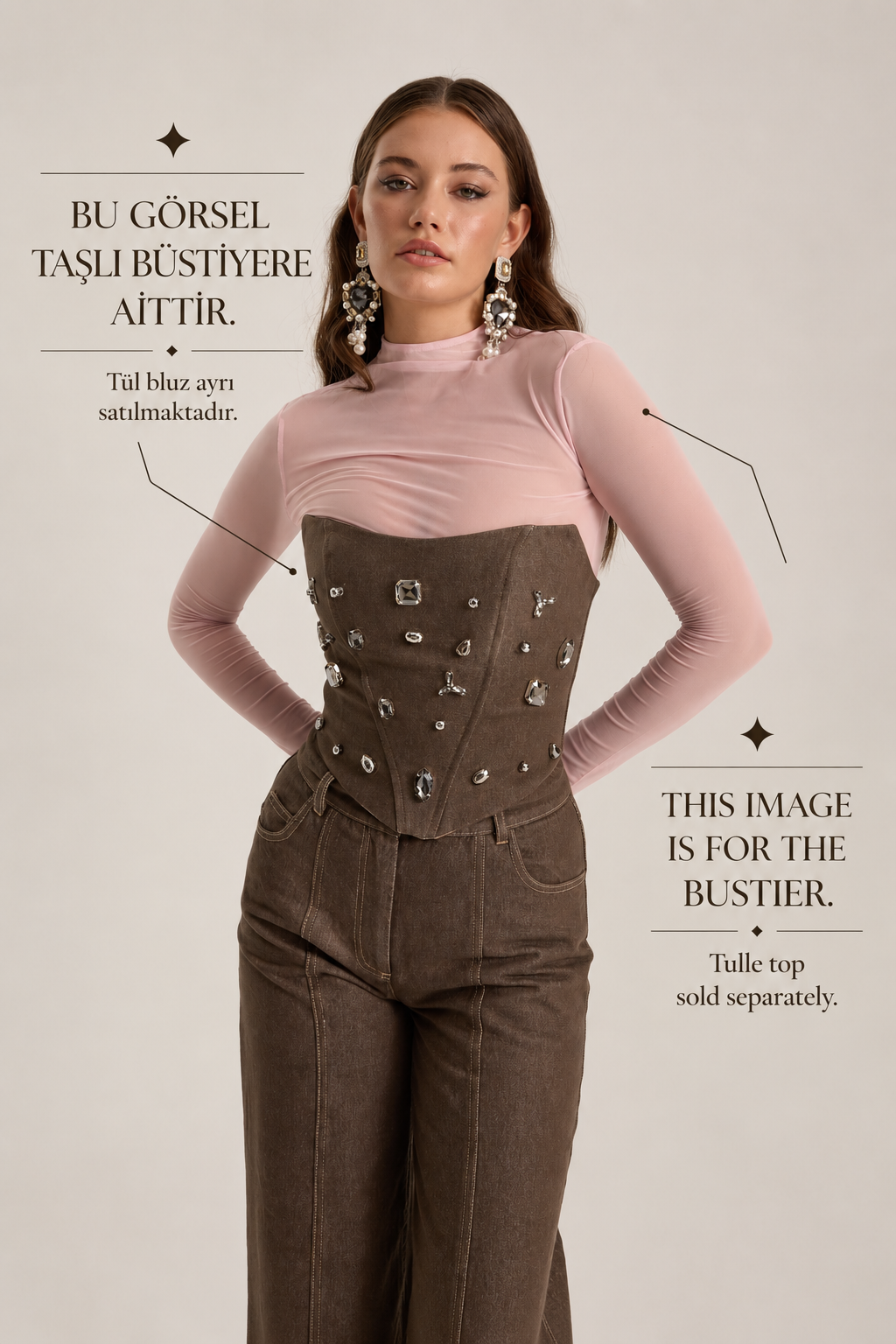 Nok Iconic Jewel Corset DARK GREEN