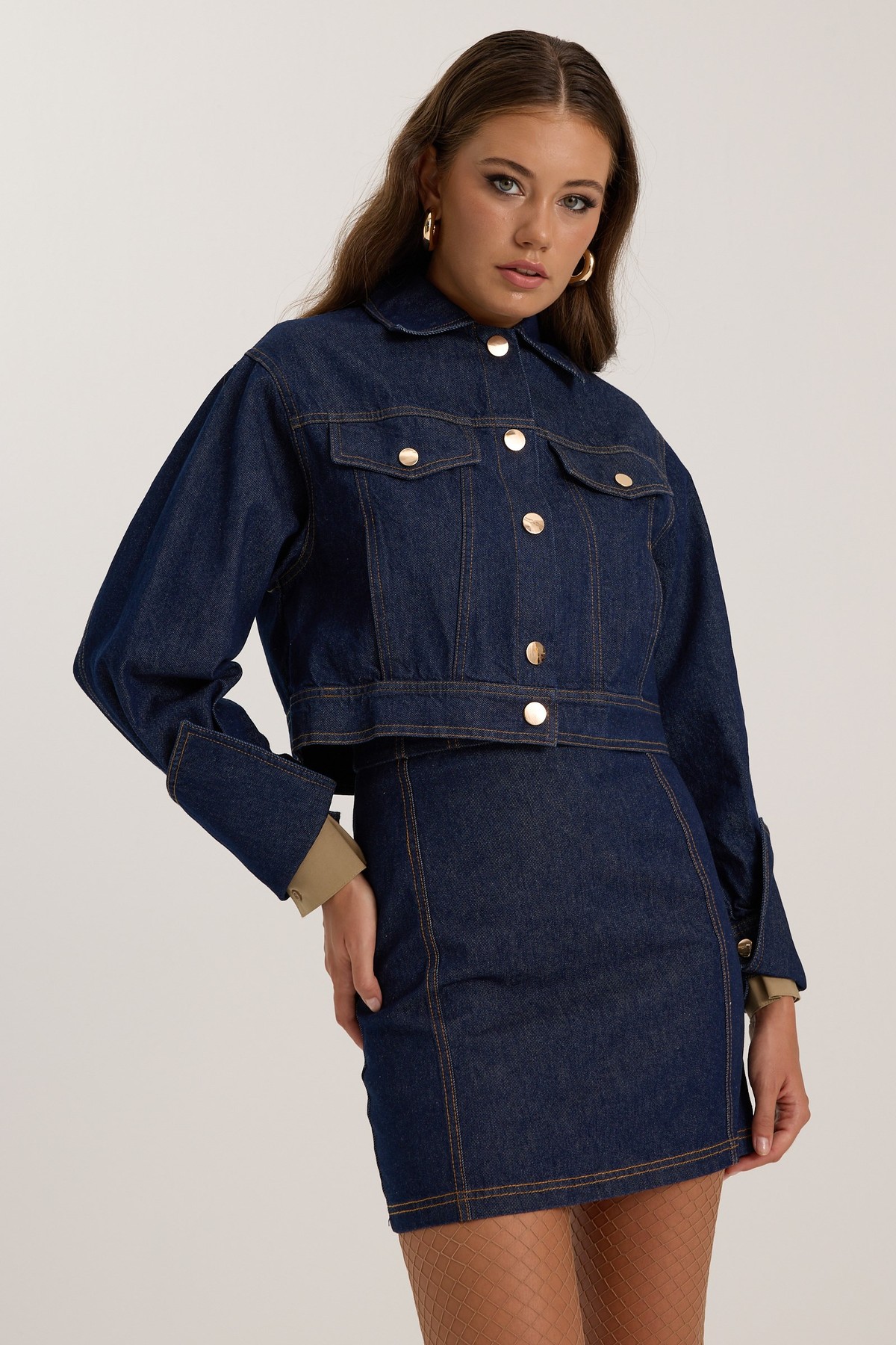 Samantha Denim Jacket DARK BLUE