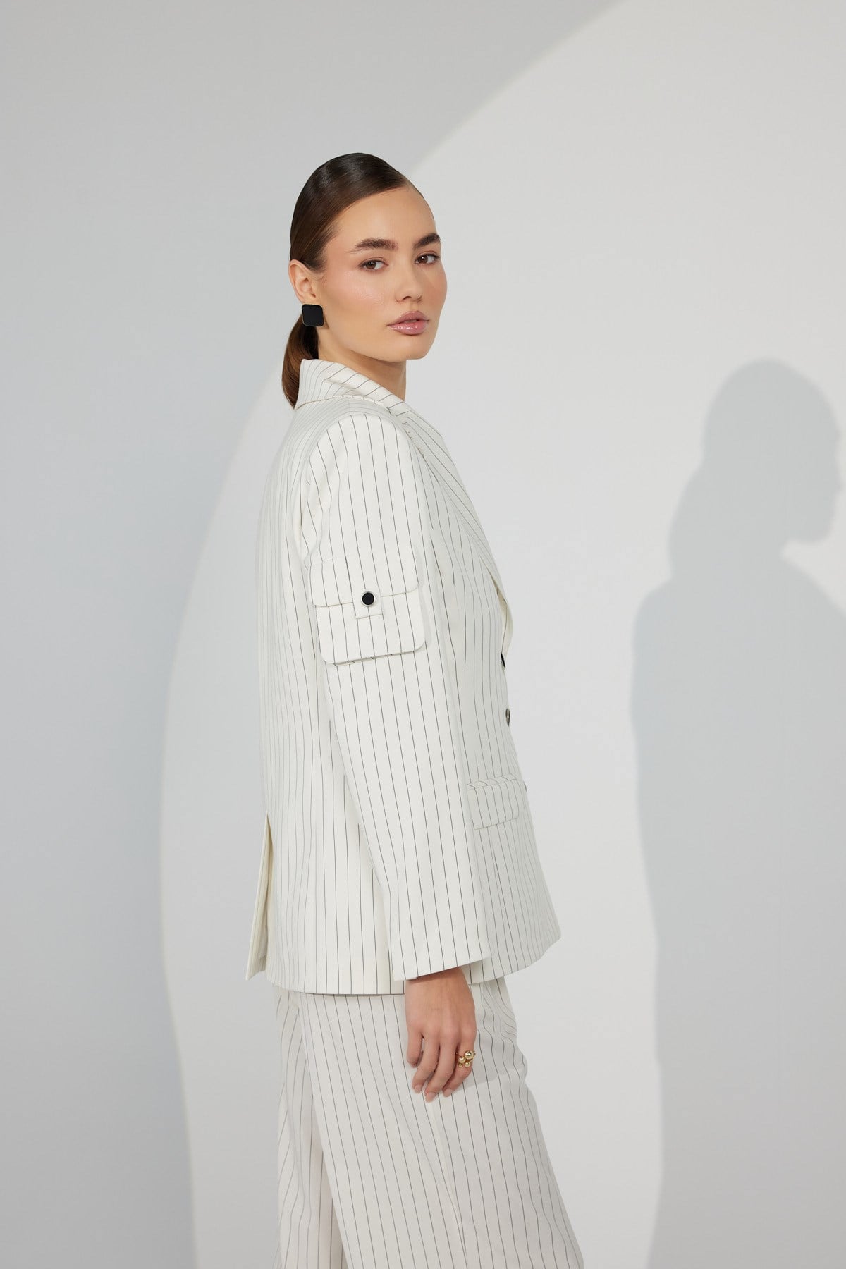 Sculpt Blazer White