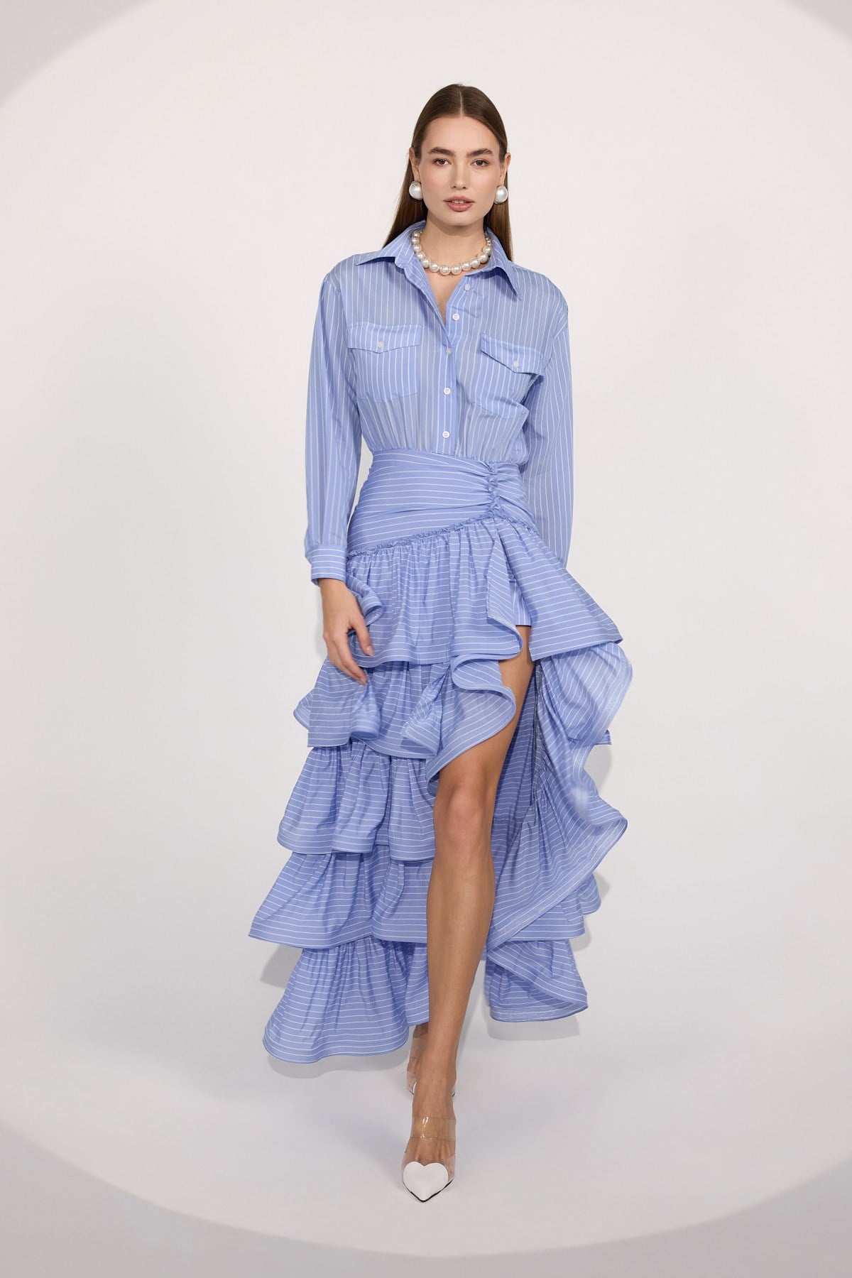 Soft Powder Dress Blue