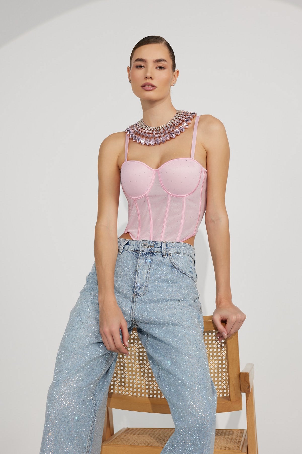 Starlight Corset Pink