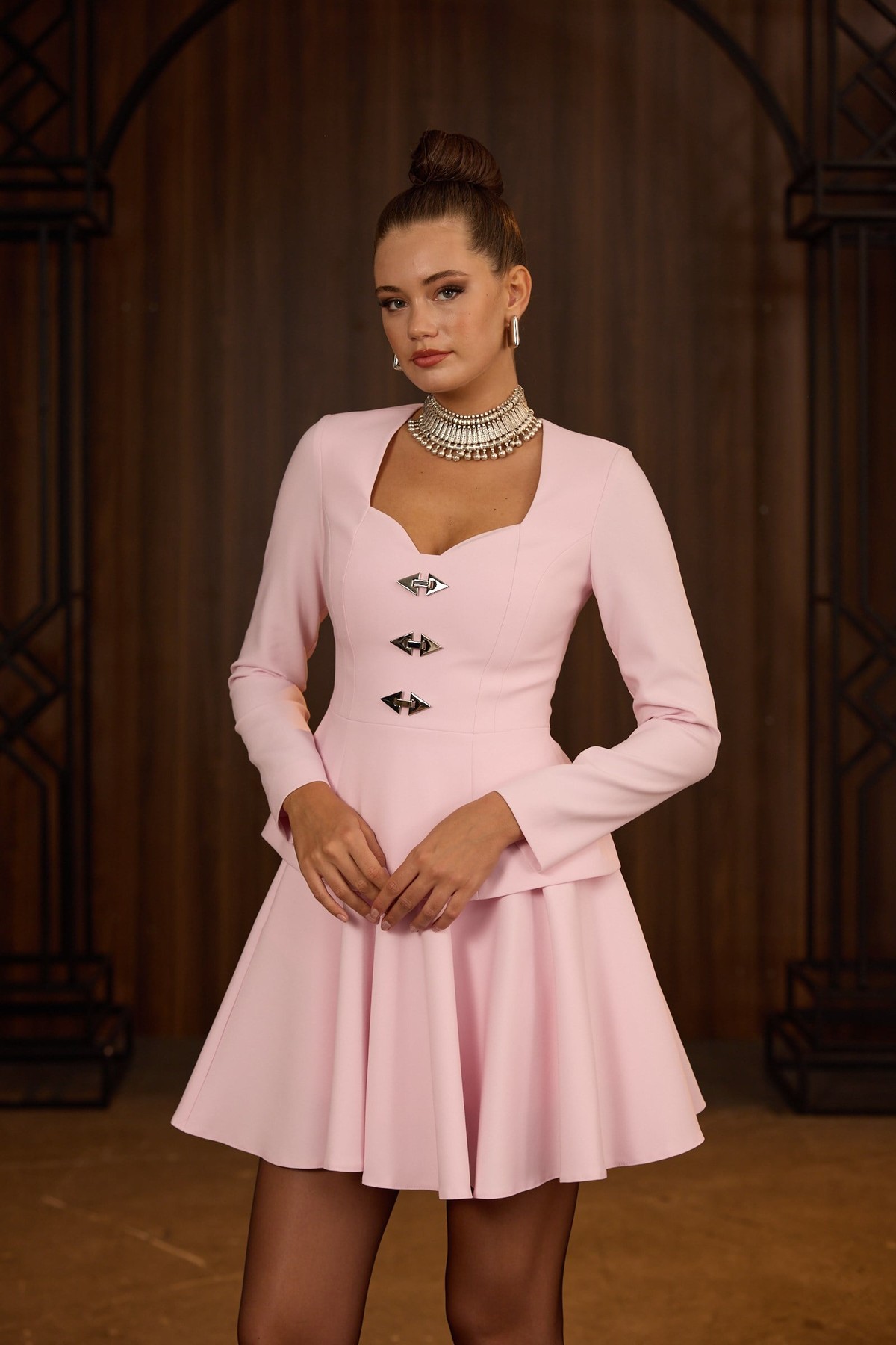 The Code Bustier Dusty Pink