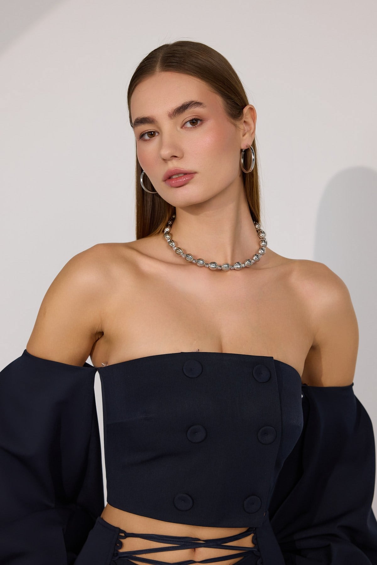 The Icon Blouse Dark Blue