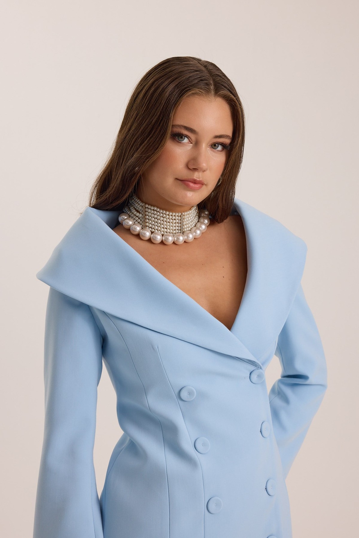 The Lady Di Dress Blue