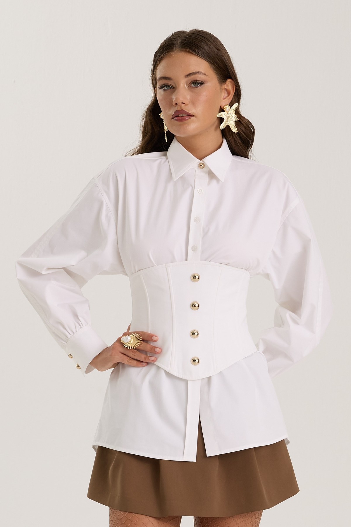 The Structure Shirt White