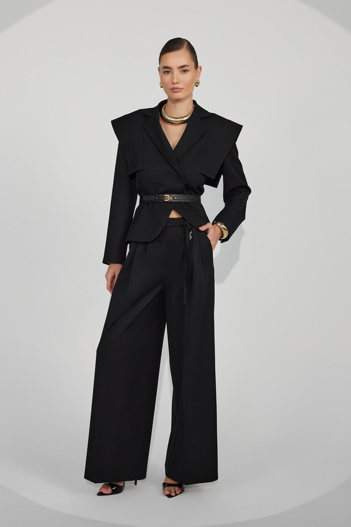 Timeless Pin Pants Black