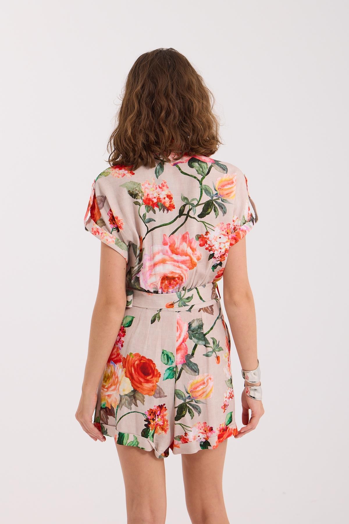 100% Keten Melissa Tulum DESENLİ