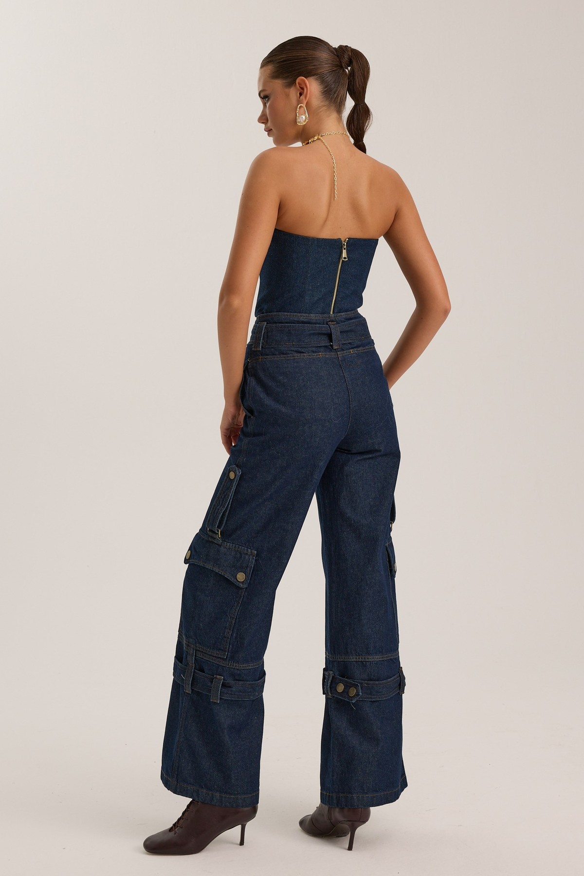 Anastasia Bustier Dark Blue