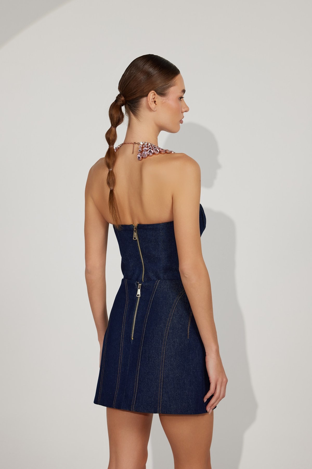 Anastasia Bustier Dark Blue