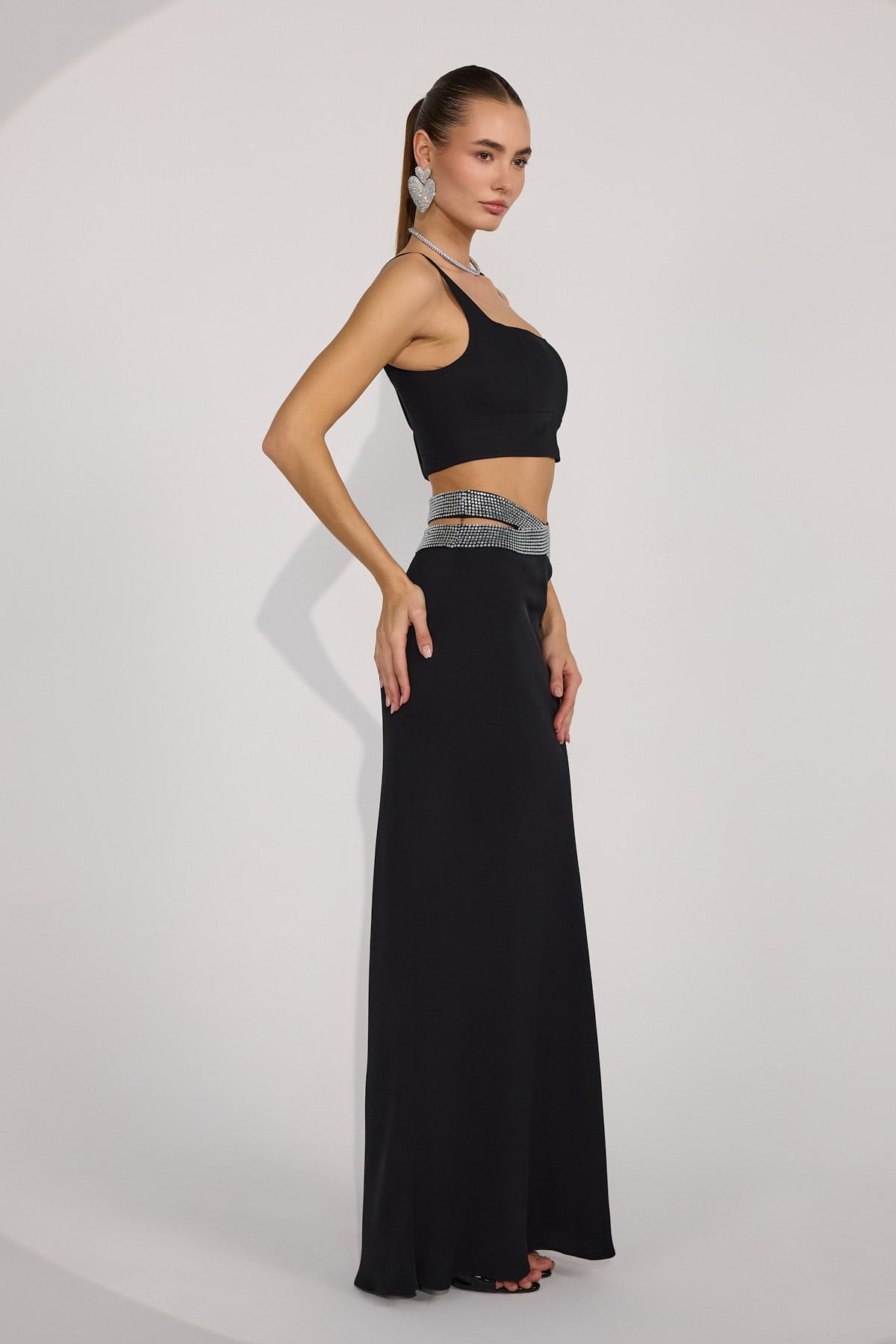 Ares Top Bustier Black