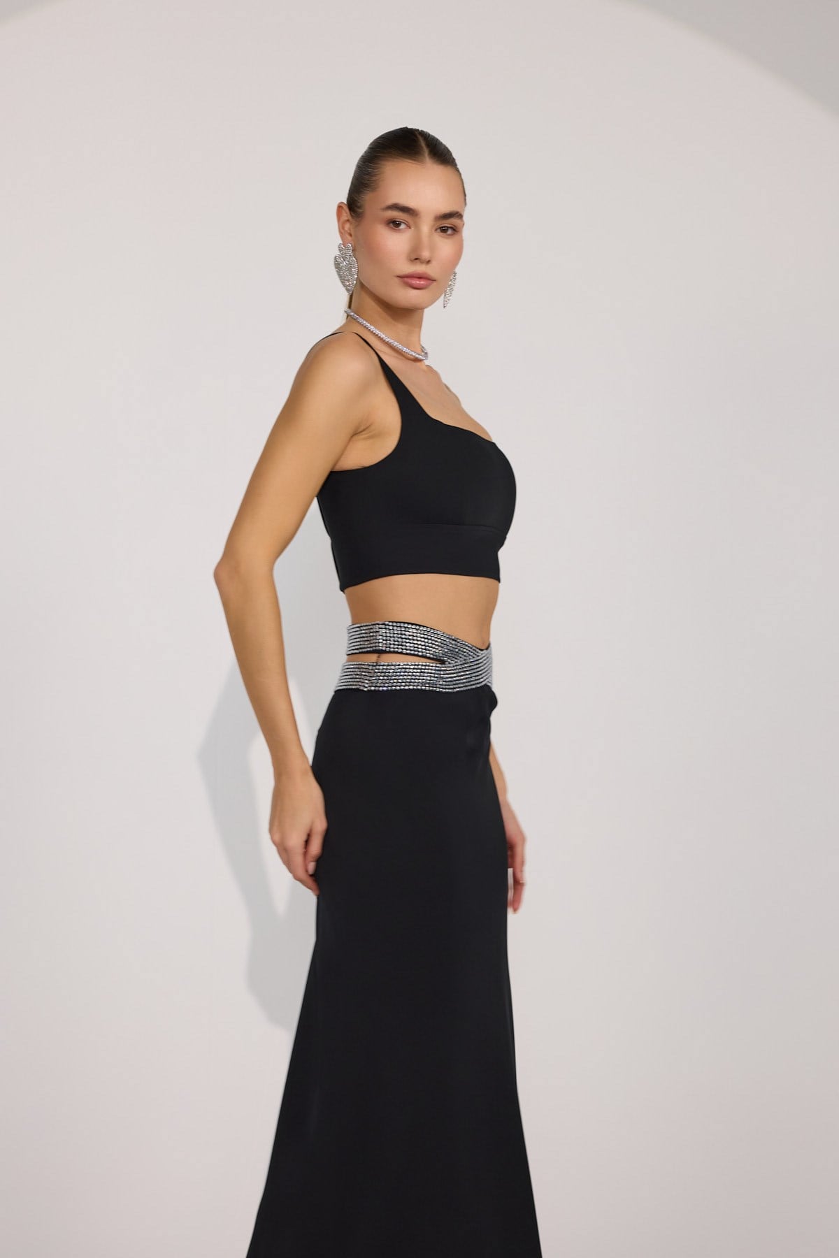 Ares Top Bustier Black