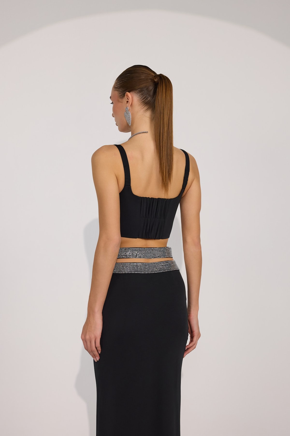 Ares Top Bustier Black