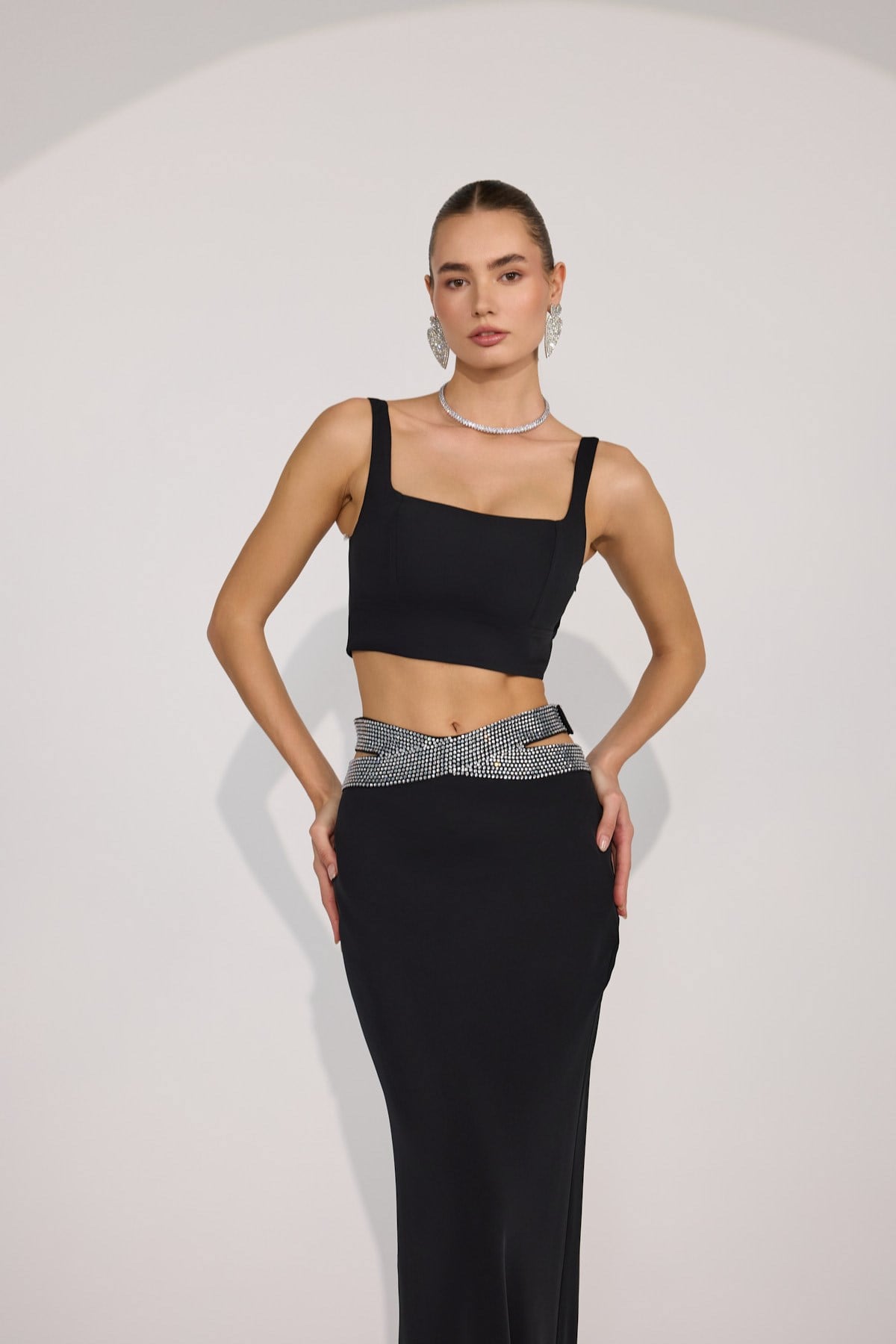 Ares Top Bustier Black